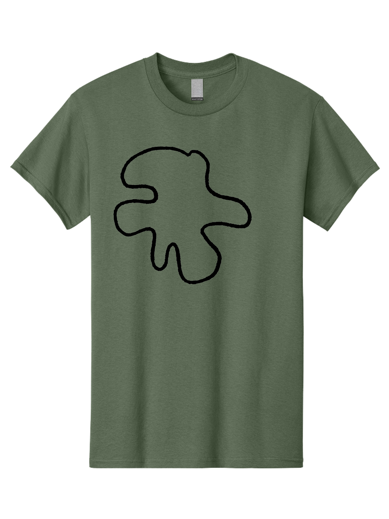 Four-Leaf-Clover Men'S Graphic Tee, 100% Cotton, Comfortable Casual Summer Wear, Machine Washable, Four Leaf Clover, Black Outline, Simple Graphics, Minimalist Design, Symbolic Charm, Good Luck Symbol, Abstract Shapes, Simple Illustration - Aaa435 7