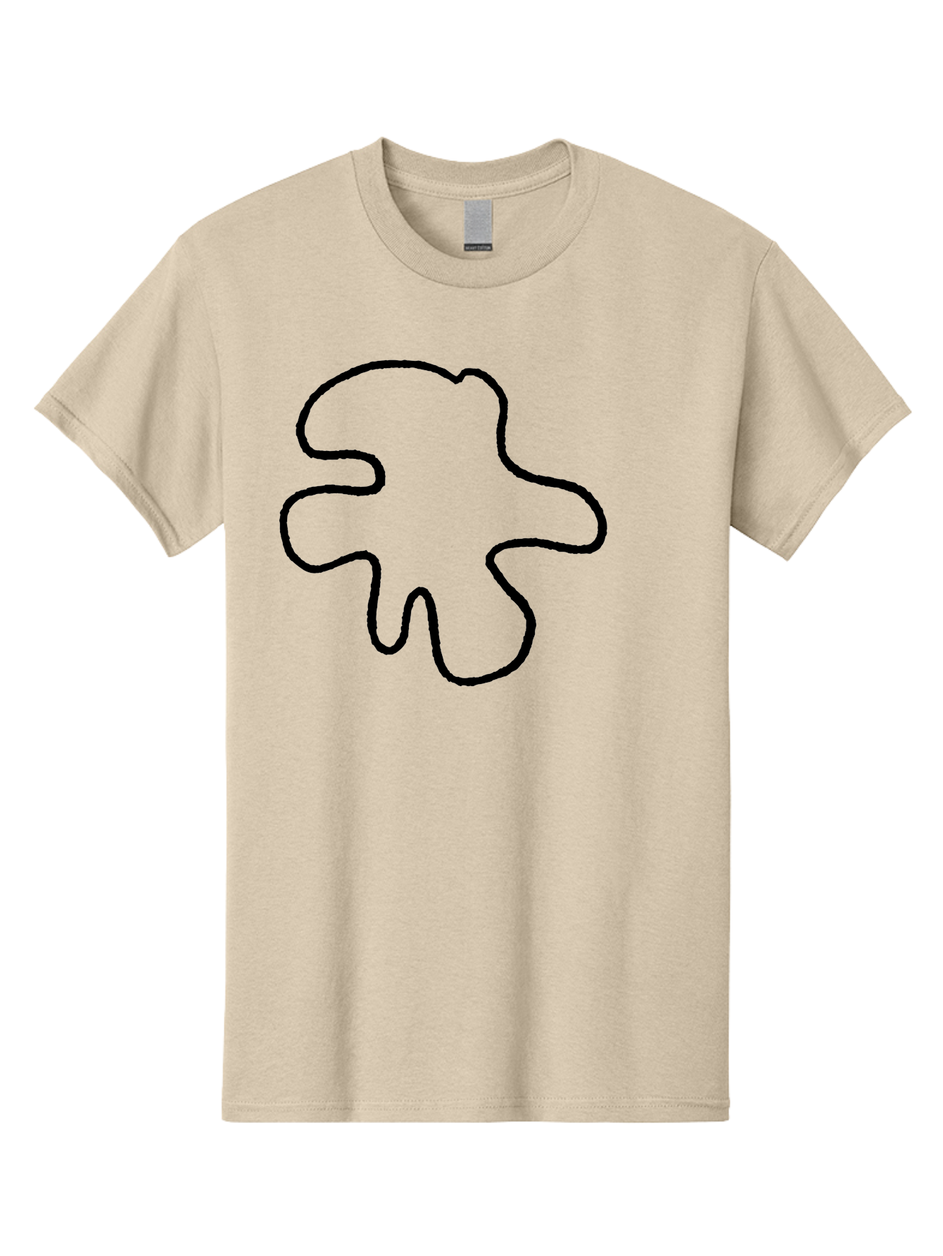 Four-Leaf-Clover Men'S Graphic Tee, 100% Cotton, Comfortable Casual Summer Wear, Machine Washable, Four Leaf Clover, Black Outline, Simple Graphics, Minimalist Design, Symbolic Charm, Good Luck Symbol, Abstract Shapes, Simple Illustration - Aaa435 13