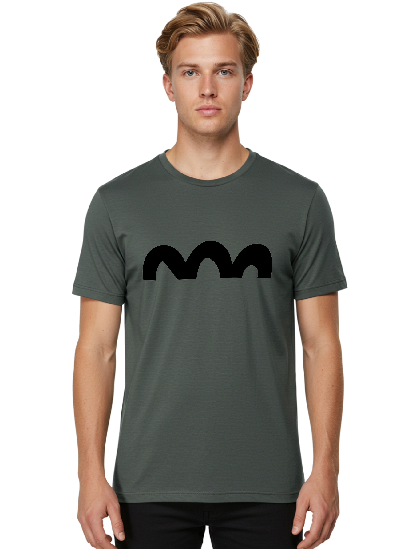 Mastodon-Logo Men'S Graphic Tee, 100% Cotton, Comfortable Casual Summer Wear, Machine Washable, Mastodon Logo, Black Logo, Stylized Letter M, Simple Design, Bold Typography, Social Media Icon - Aaa462 4