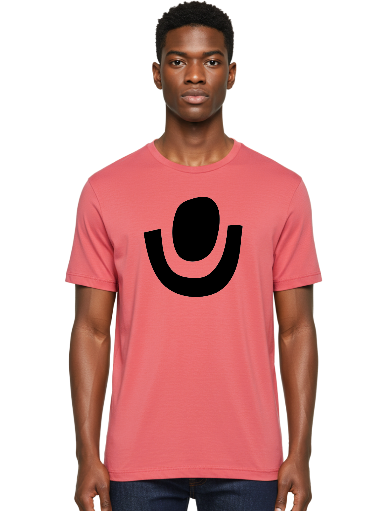 Microphone-Icon Men'S Graphic Tee, 100% Cotton, Comfortable Casual Summer Wear, Machine Washable, Microphone Icon, Voice Recording, Podcasting, Music, Audio Equipment, Black Silhouette, Simple Design, Modern Logo - Aaa464 6