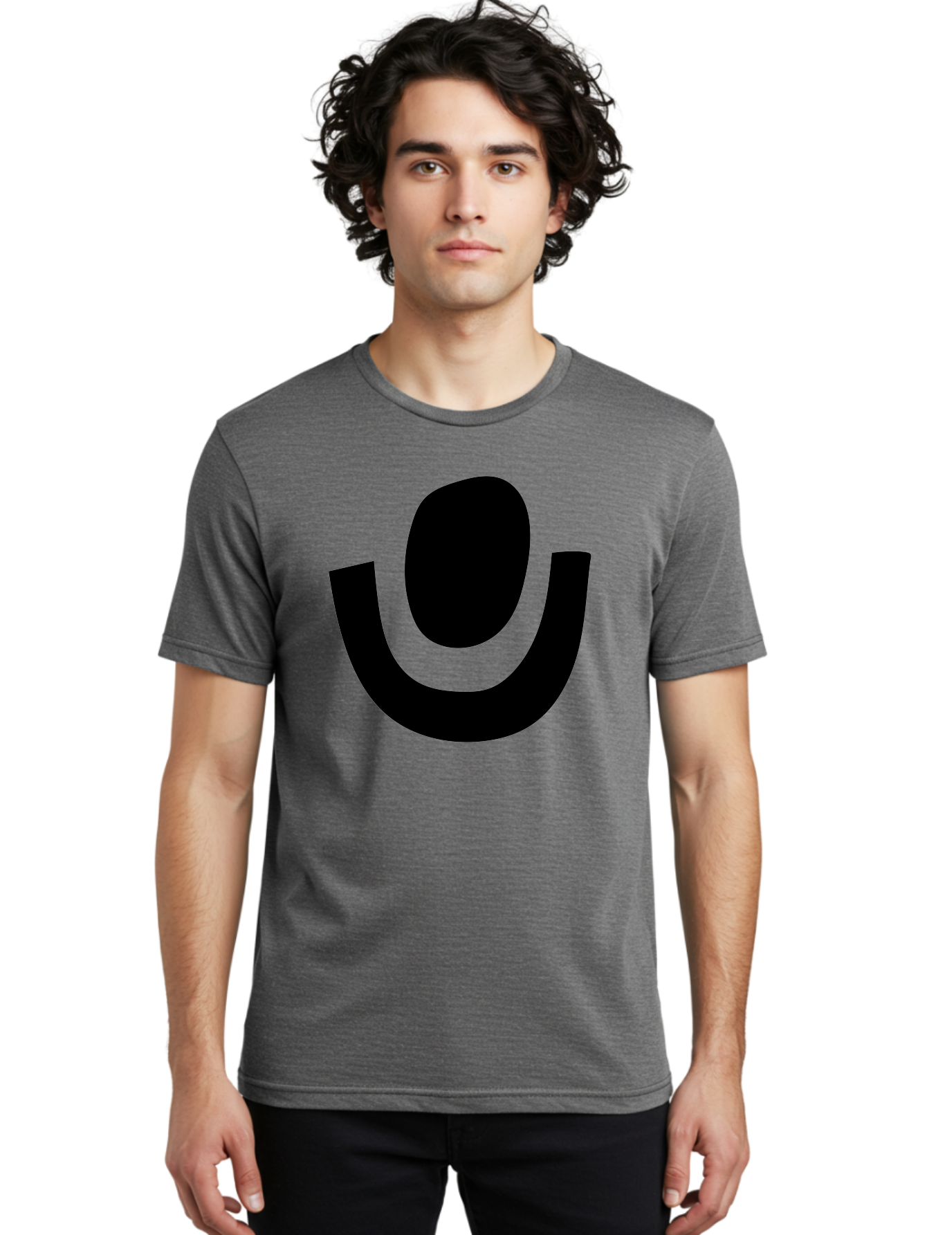 Microphone-Icon Men'S Graphic Tee, 100% Cotton, Comfortable Casual Summer Wear, Machine Washable, Microphone Icon, Voice Recording, Podcasting, Music, Audio Equipment, Black Silhouette, Simple Design, Modern Logo - Aaa464 10