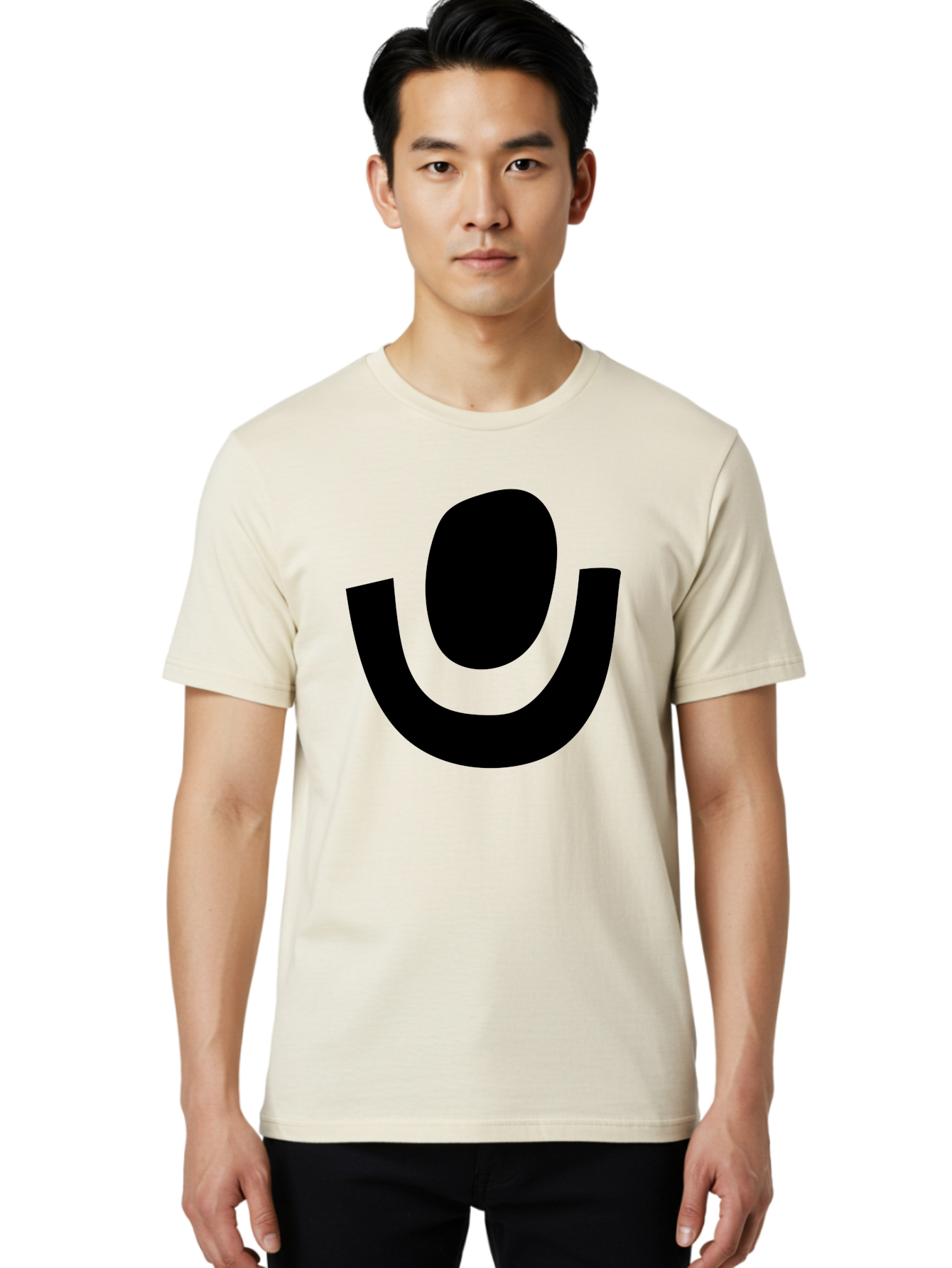 Microphone-Icon Men'S Graphic Tee, 100% Cotton, Comfortable Casual Summer Wear, Machine Washable, Microphone Icon, Voice Recording, Podcasting, Music, Audio Equipment, Black Silhouette, Simple Design, Modern Logo - Aaa464 18