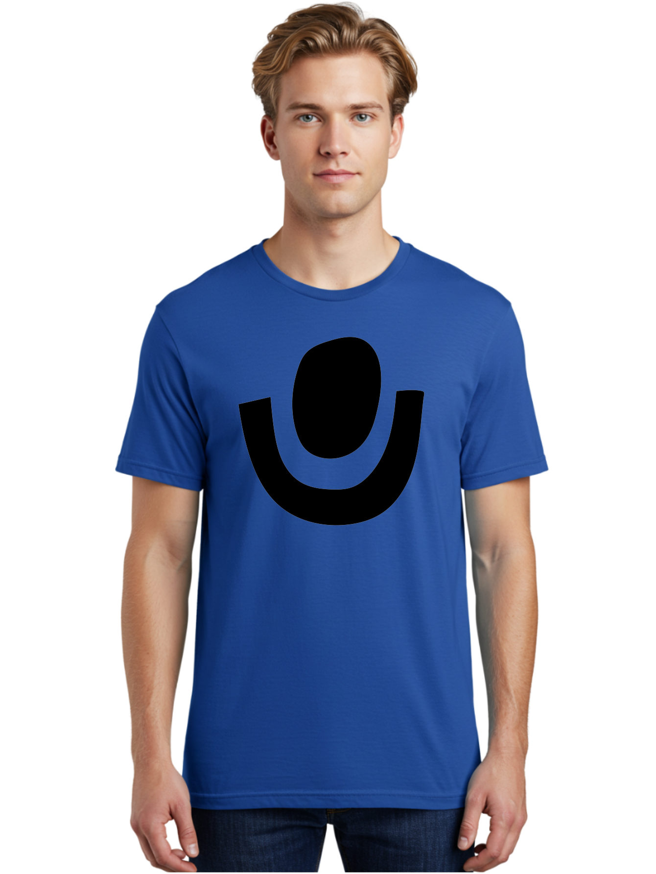 Microphone-Icon Men'S Graphic Tee, 100% Cotton, Comfortable Casual Summer Wear, Machine Washable, Microphone Icon, Voice Recording, Podcasting, Music, Audio Equipment, Black Silhouette, Simple Design, Modern Logo - Aaa464 26
