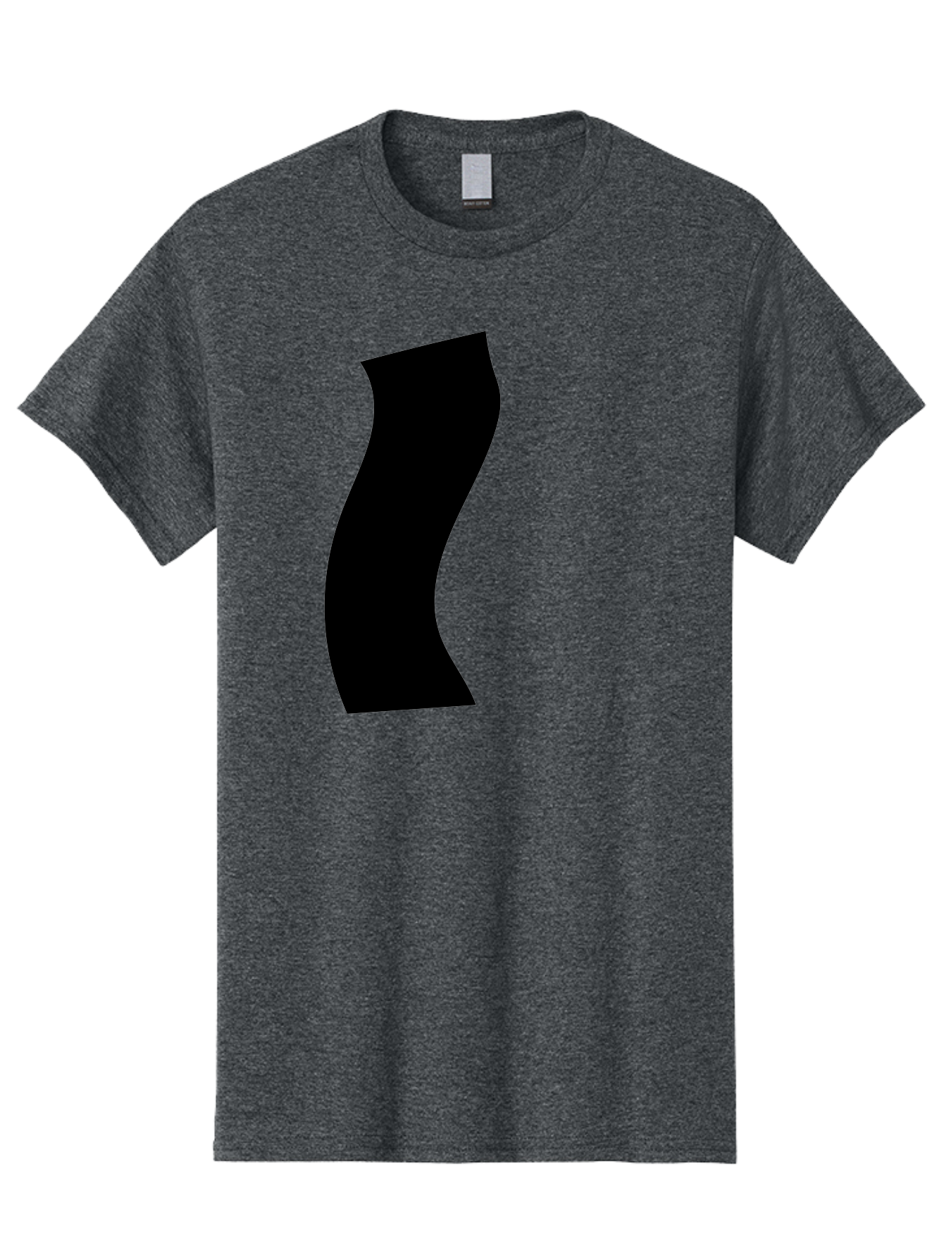 S Men'S Graphic Tee, 100% Cotton, Comfortable Casual Summer Wear, Machine Washable, Stylized Letter, Abstract Design, Minimalist Art, Bold Font, Modern Graphic, Sleek Typography, Simple Shape - Aaa480 3