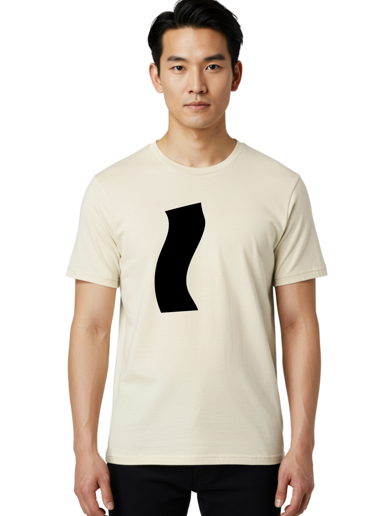 S Men'S Graphic Tee, 100% Cotton, Comfortable Casual Summer Wear, Machine Washable, Stylized Letter, Abstract Design, Minimalist Art, Bold Font, Modern Graphic, Sleek Typography, Simple Shape - Aaa480 16