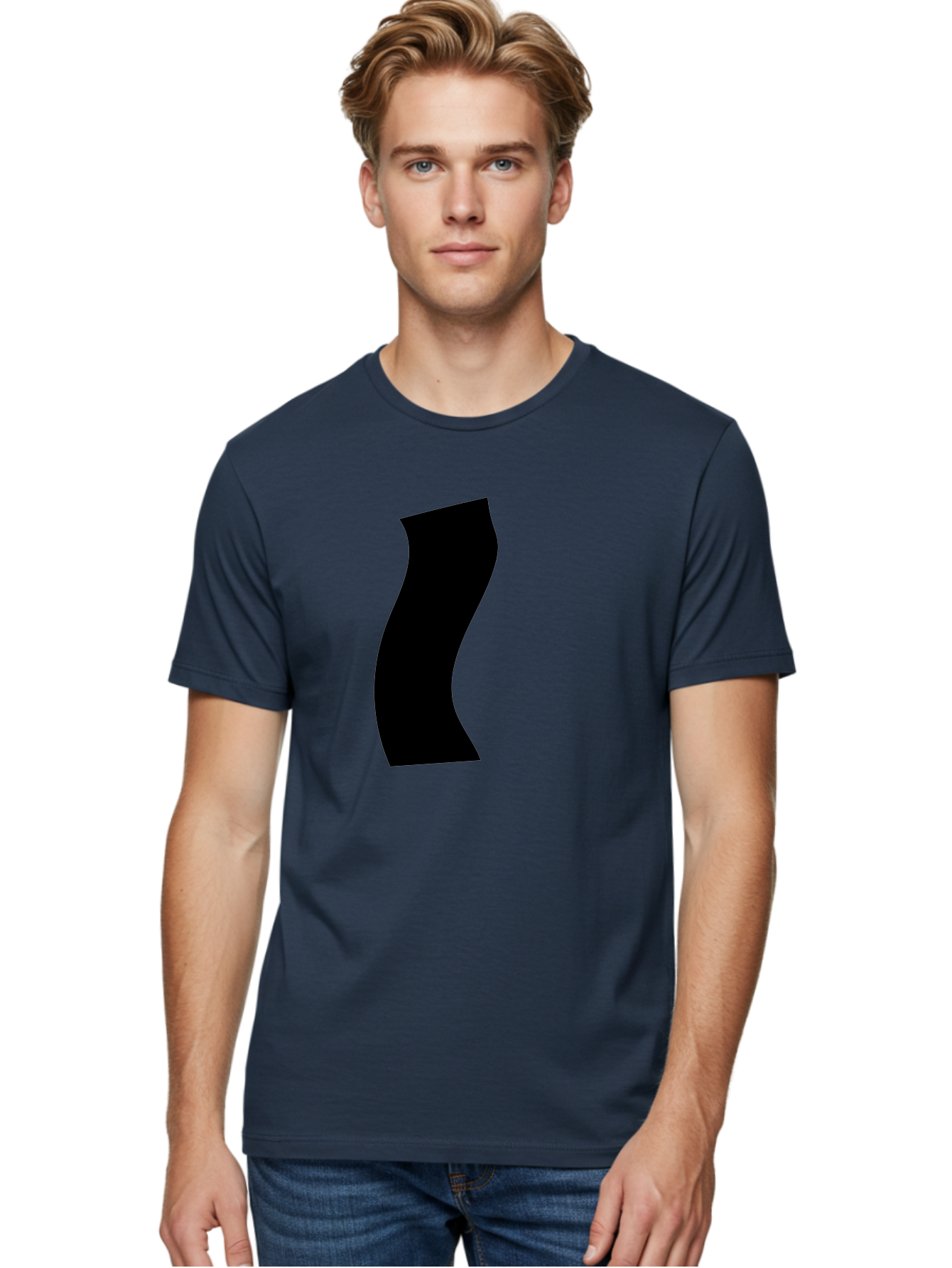 S Men'S Graphic Tee, 100% Cotton, Comfortable Casual Summer Wear, Machine Washable, Stylized Letter, Abstract Design, Minimalist Art, Bold Font, Modern Graphic, Sleek Typography, Simple Shape - Aaa480 12