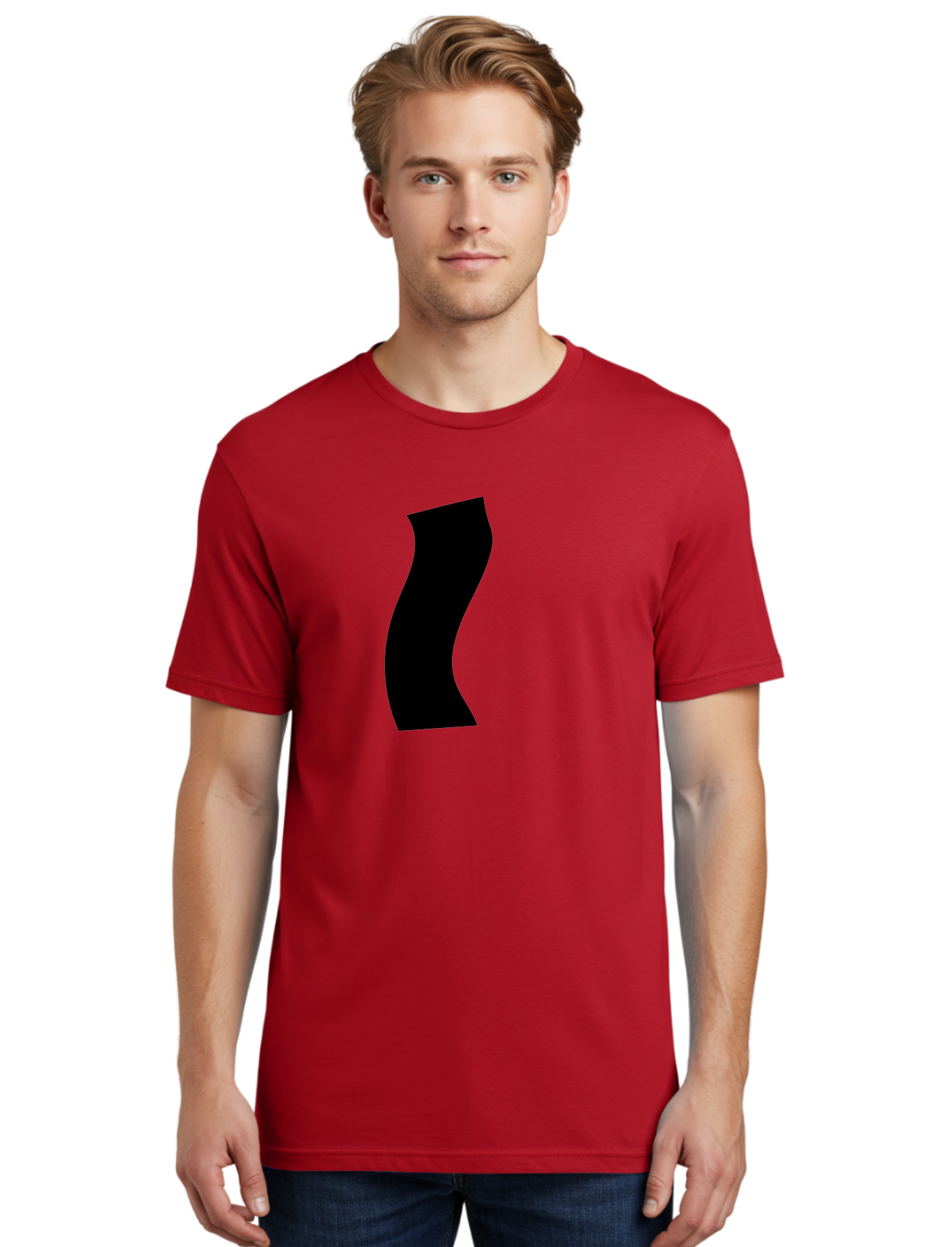 S Men'S Graphic Tee, 100% Cotton, Comfortable Casual Summer Wear, Machine Washable, Stylized Letter, Abstract Design, Minimalist Art, Bold Font, Modern Graphic, Sleek Typography, Simple Shape - Aaa480 20