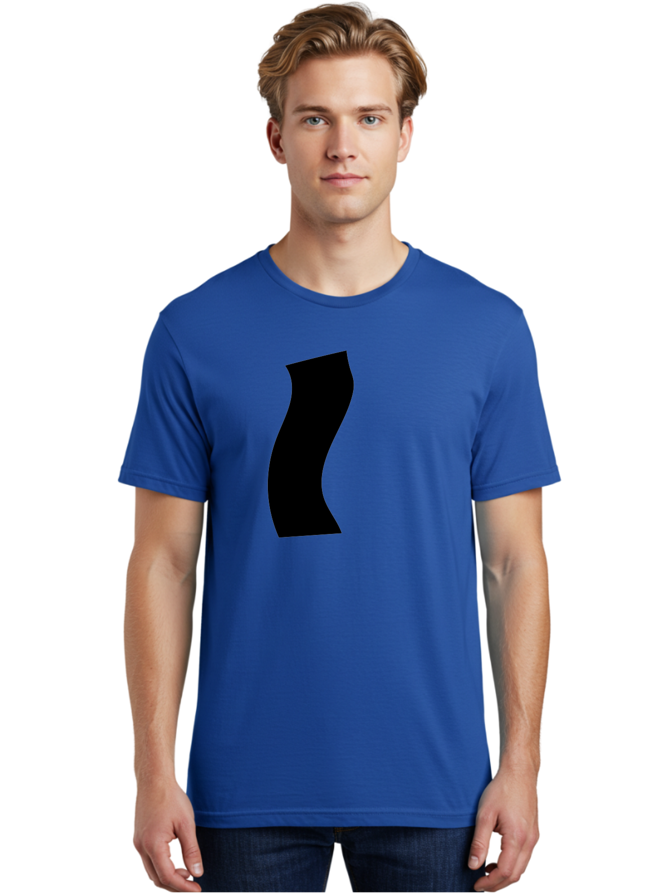 S Men'S Graphic Tee, 100% Cotton, Comfortable Casual Summer Wear, Machine Washable, Stylized Letter, Abstract Design, Minimalist Art, Bold Font, Modern Graphic, Sleek Typography, Simple Shape - Aaa480 26