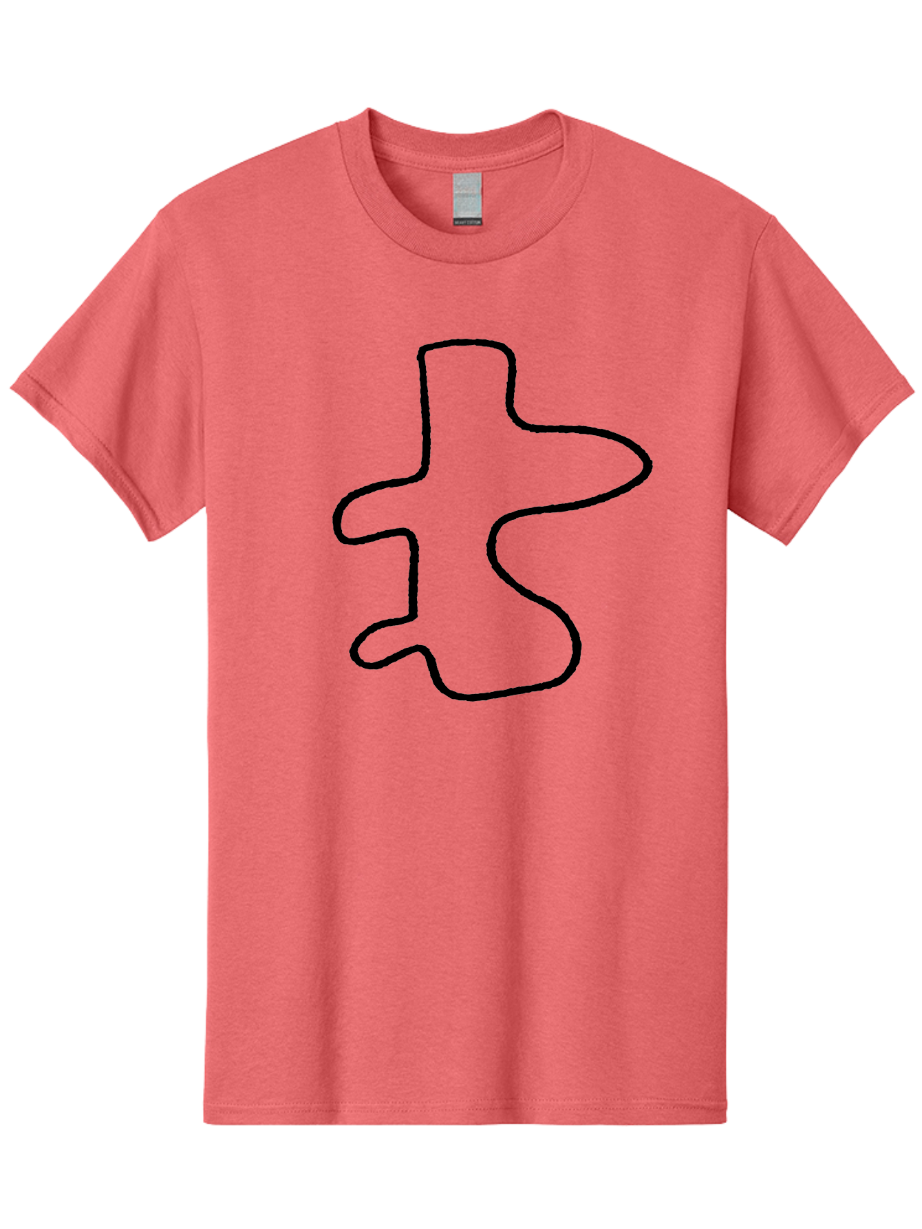 Scribble Men'S Graphic Tee, 100% Cotton, Comfortable Casual Summer Wear, Machine Washable, Abstract Shape, Unique Design, Creative Symbol, Single Line Art, Simple Graphic, Hand Drawn Shape, Minimalist Design - Aaa484 29