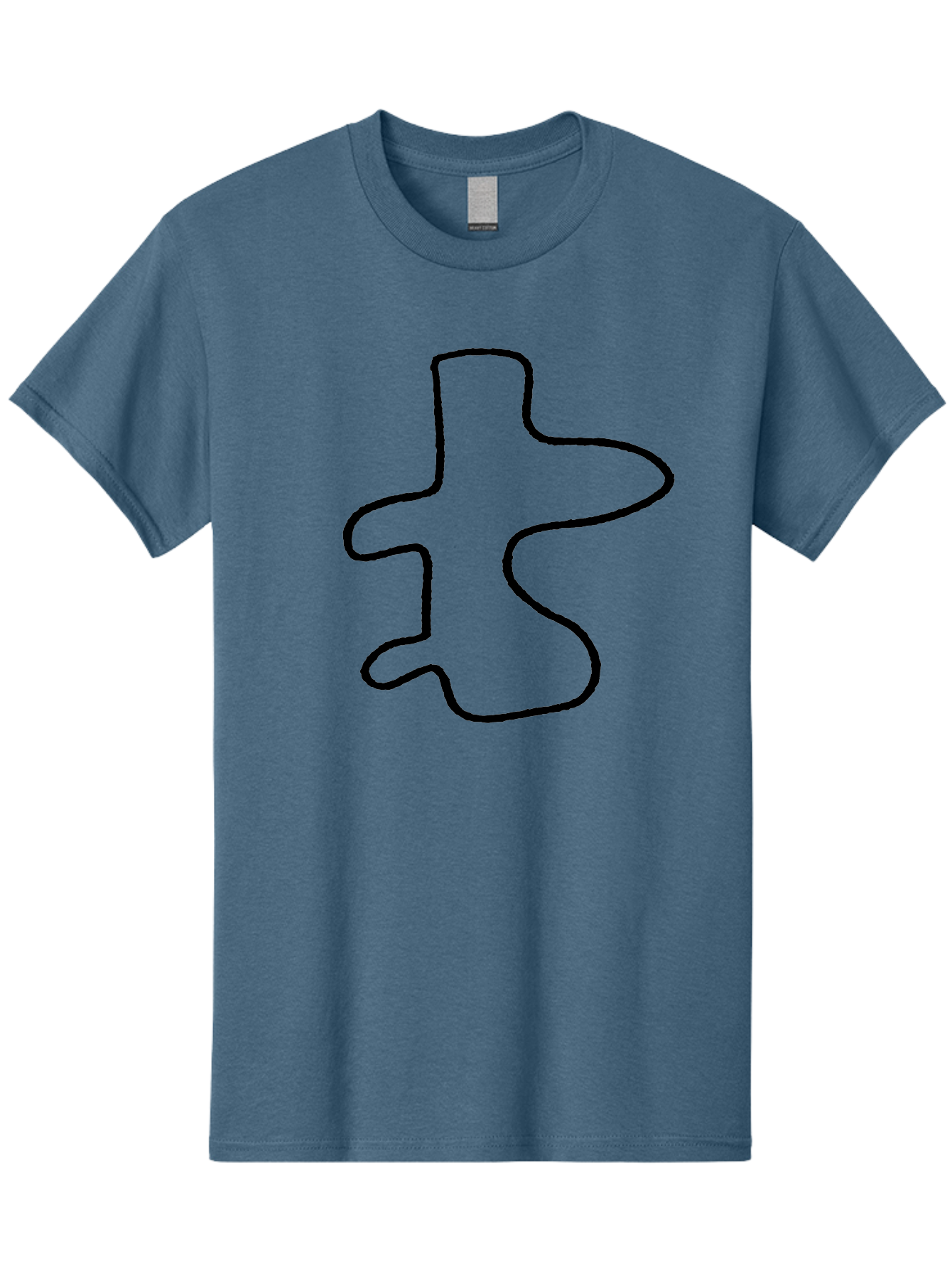 Scribble Men'S Graphic Tee, 100% Cotton, Comfortable Casual Summer Wear, Machine Washable, Abstract Shape, Unique Design, Creative Symbol, Single Line Art, Simple Graphic, Hand Drawn Shape, Minimalist Design - Aaa484 15