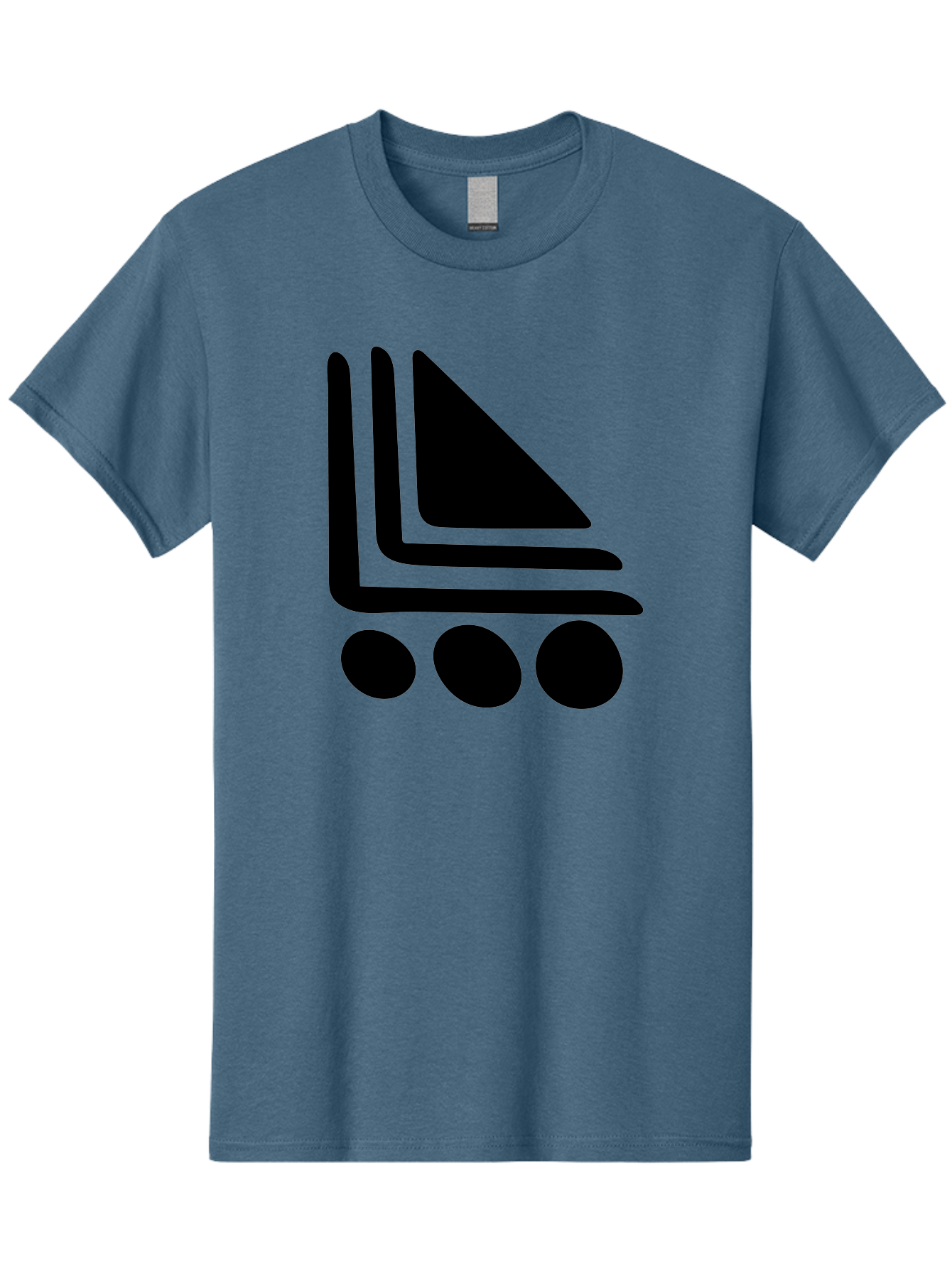 Shopping-Cart Men'S Graphic Tee, 100% Cotton, Comfortable Casual Summer Wear, Machine Washable, Shopping Cart Icon, E-Commerce Symbol, Online Shopping, Digital Marketplace, Minimalist Design, Bold Graphics, Black Silhouette - Aaa487 11