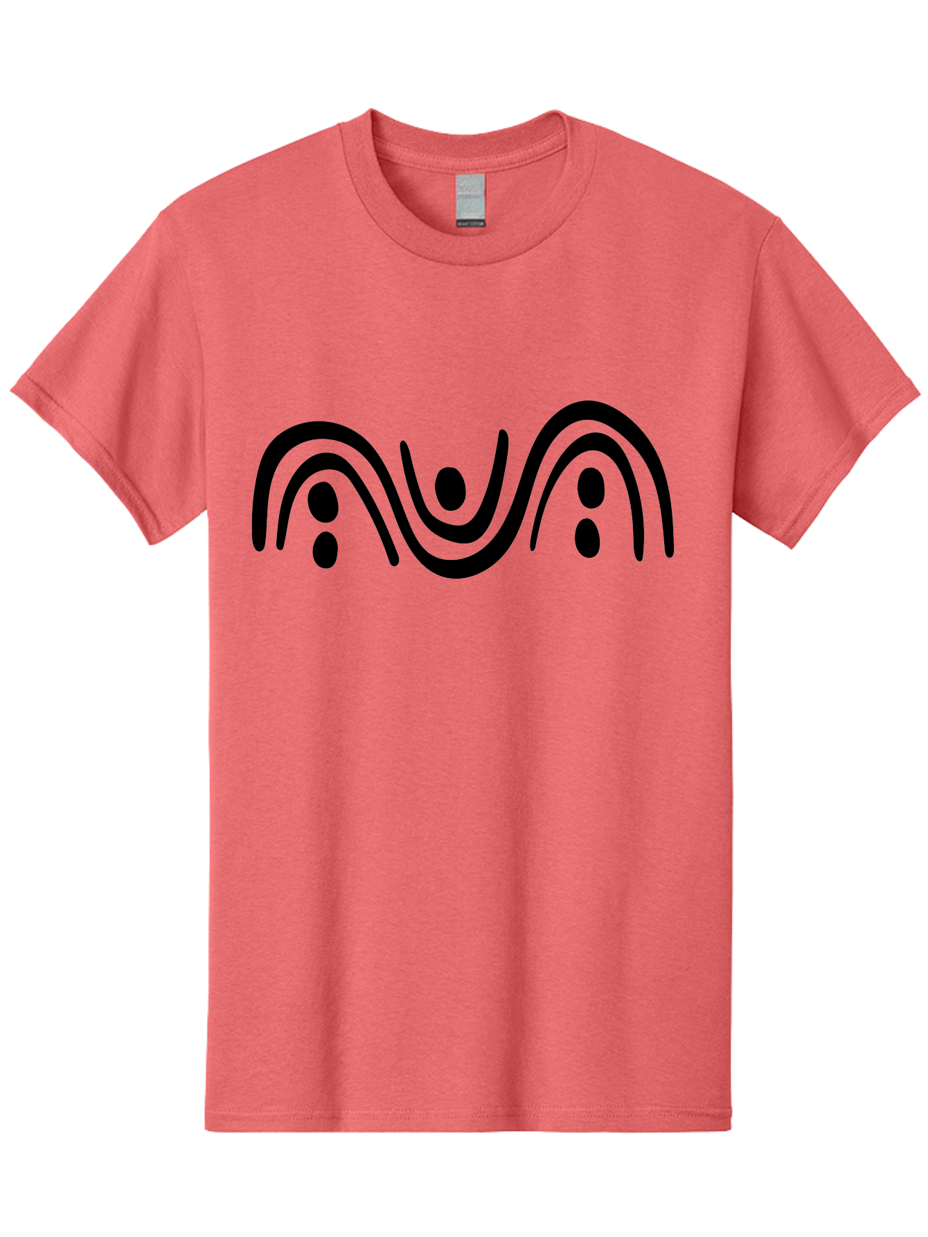 Three-Black-Dots Men'S Graphic Tee, 100% Cotton, Comfortable Casual Summer Wear, Machine Washable, Modern Art, Minimalist Design, Abstract Shapes, Black Lines, Stylized Dots, Contemporary Graphic, Simple Icon - Aaa497 5