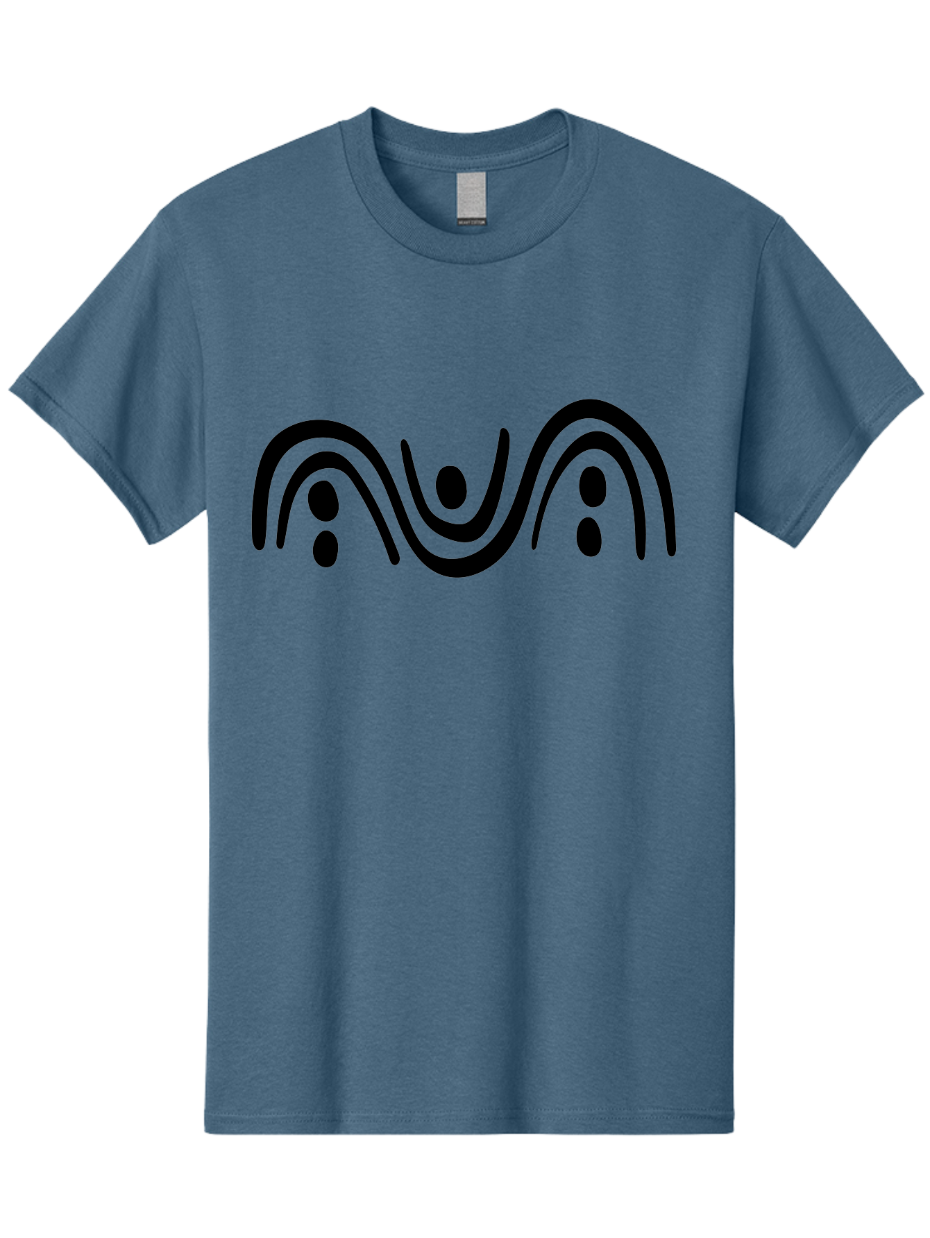 Three-Black-Dots Men'S Graphic Tee, 100% Cotton, Comfortable Casual Summer Wear, Machine Washable, Modern Art, Minimalist Design, Abstract Shapes, Black Lines, Stylized Dots, Contemporary Graphic, Simple Icon - Aaa497 11