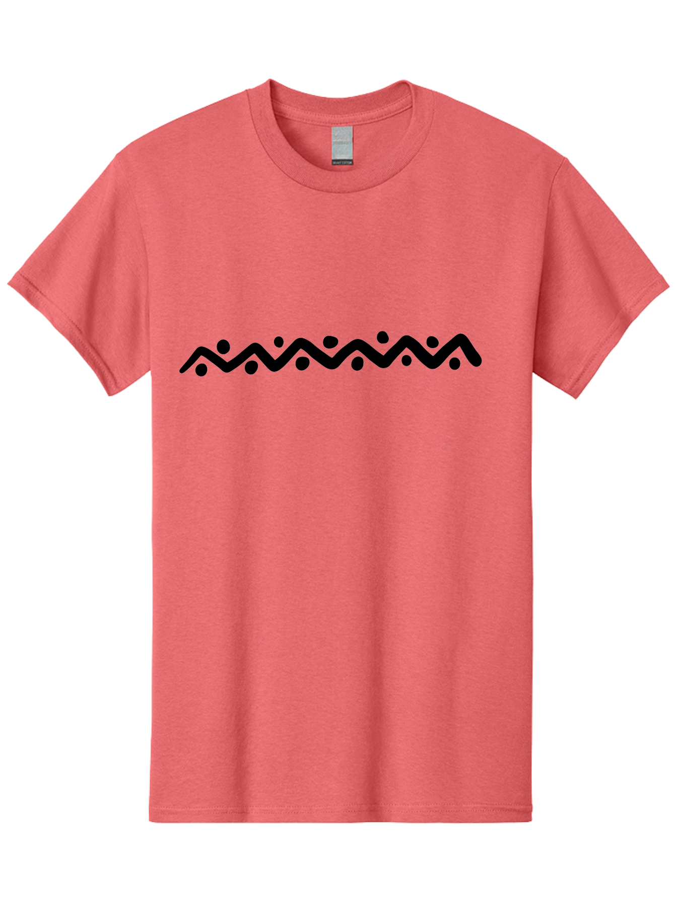 Wavy-Line-Design Men'S Graphic Tee, 100% Cotton, Comfortable Casual Summer Wear, Machine Washable, Wavy Line Pattern, Graphic Design Element, Abstract Art, Minimalist Design, Simple Shapes, Dots And Lines, Modern Art, Wiggly Line - Aaa506 9