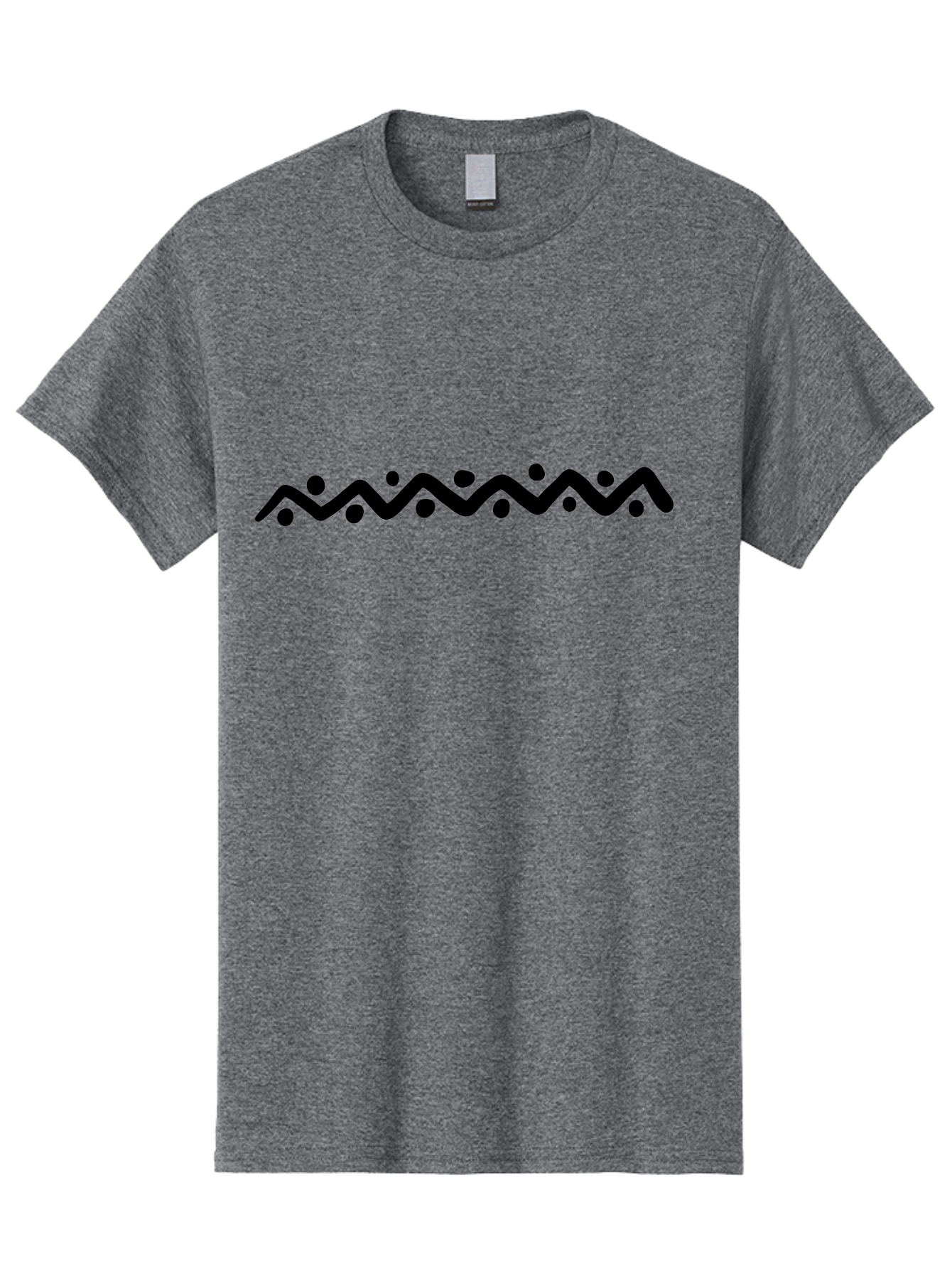 Wavy-Line-Design Men'S Graphic Tee, 100% Cotton, Comfortable Casual Summer Wear, Machine Washable, Wavy Line Pattern, Graphic Design Element, Abstract Art, Minimalist Design, Simple Shapes, Dots And Lines, Modern Art, Wiggly Line - Aaa506 15