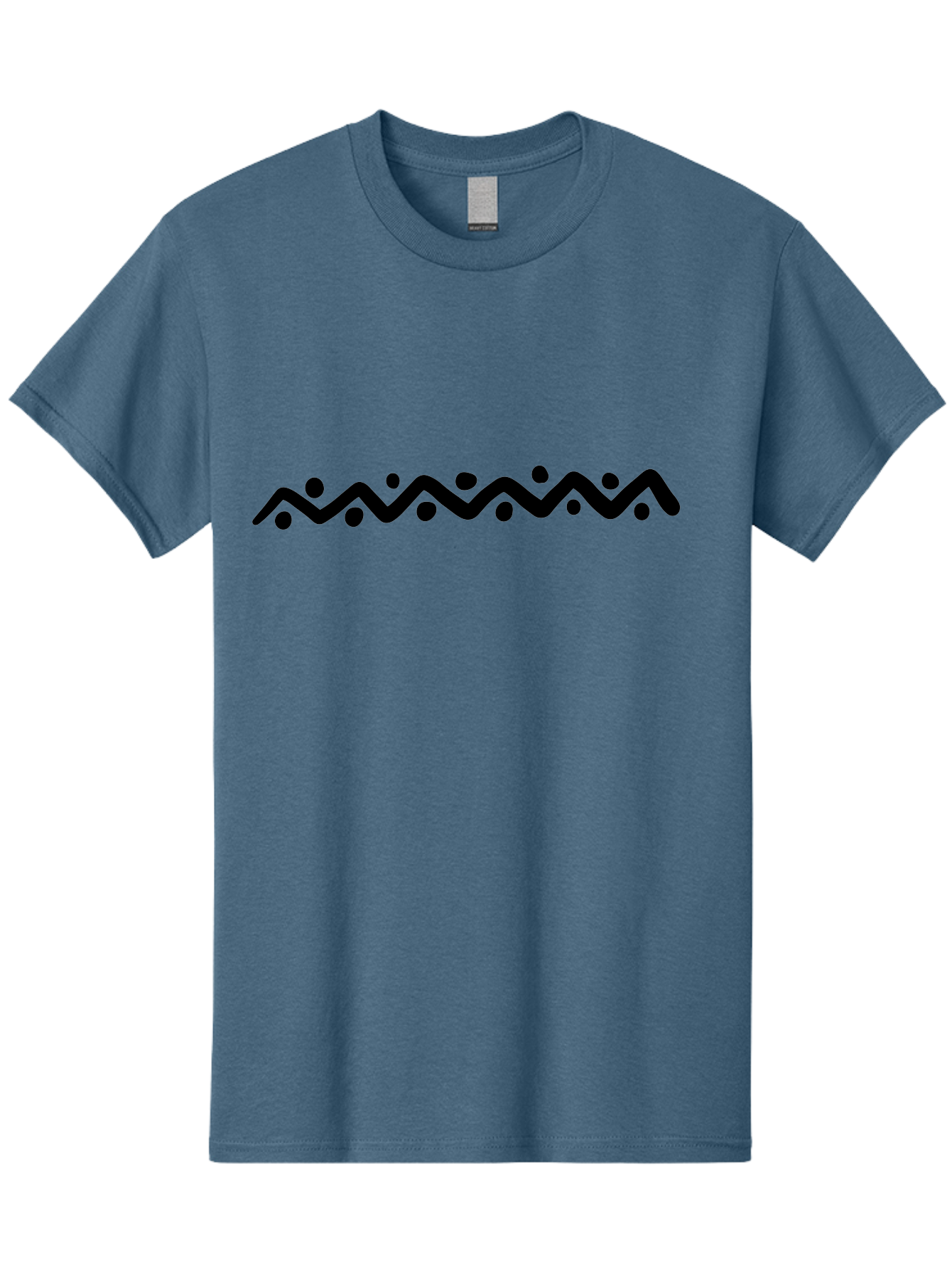 Wavy-Line-Design Men'S Graphic Tee, 100% Cotton, Comfortable Casual Summer Wear, Machine Washable, Wavy Line Pattern, Graphic Design Element, Abstract Art, Minimalist Design, Simple Shapes, Dots And Lines, Modern Art, Wiggly Line - Aaa506 29