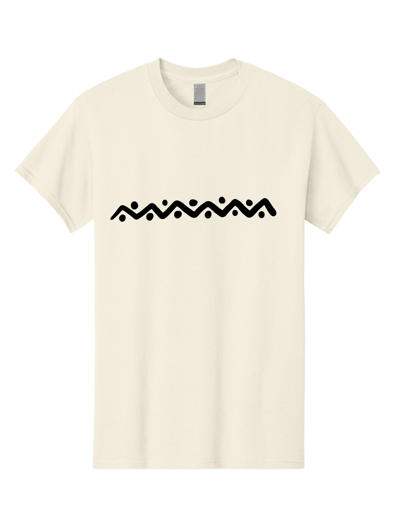 Wavy-Line-Design Men'S Graphic Tee, 100% Cotton, Comfortable Casual Summer Wear, Machine Washable, Wavy Line Pattern, Graphic Design Element, Abstract Art, Minimalist Design, Simple Shapes, Dots And Lines, Modern Art, Wiggly Line - Aaa506 13