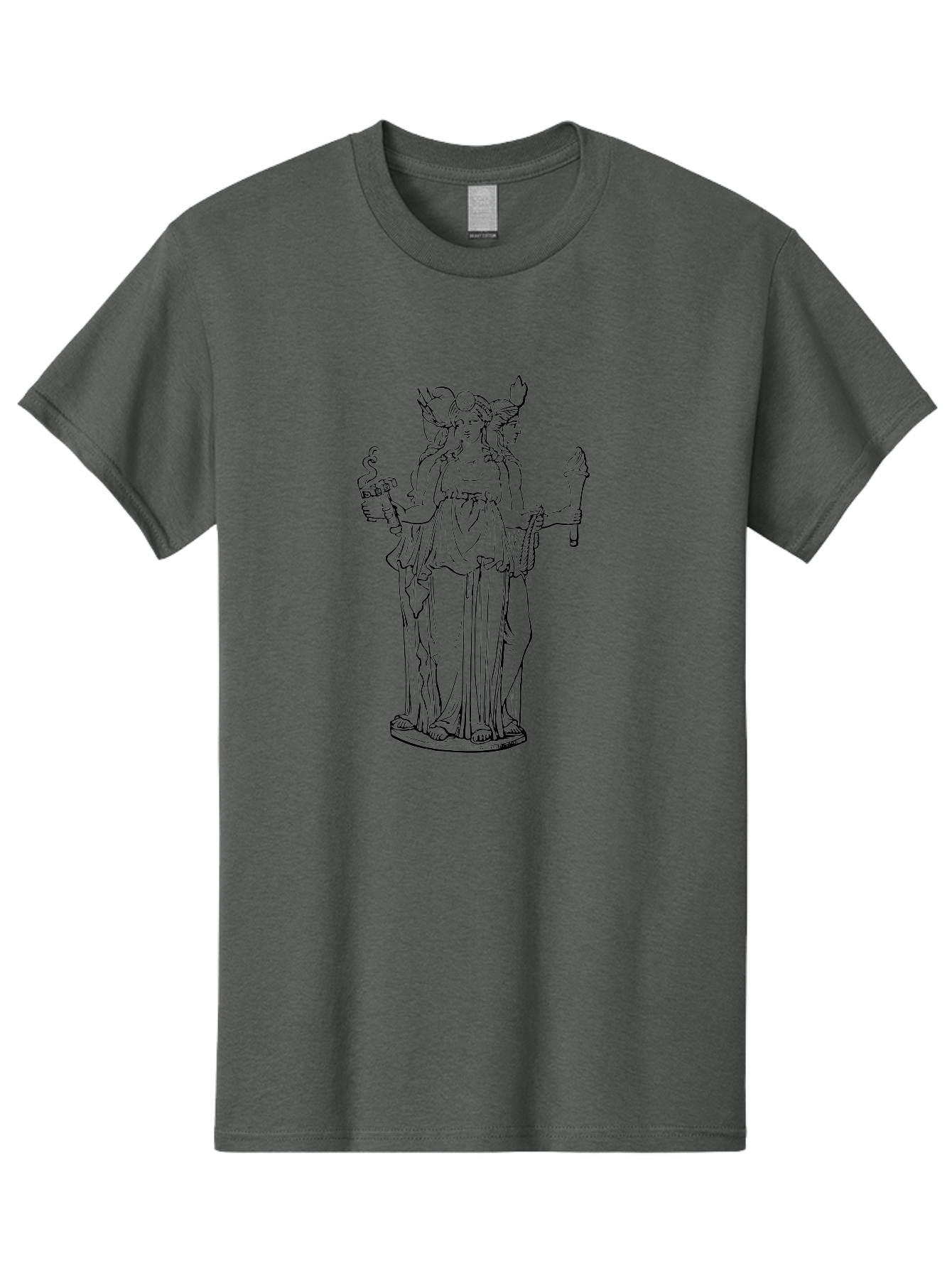 Hecate Men'S Graphic Tee, 100% Cotton, Comfortable Casual Summer Wear, Machine Washable, Hecate Goddess, Greek Mythology, Triple Goddess, Magical Powers, Witches' Patron, Mysticism, Occult, Ancient Deities, Feminine Power, Divine Feminine - Aaa542 29