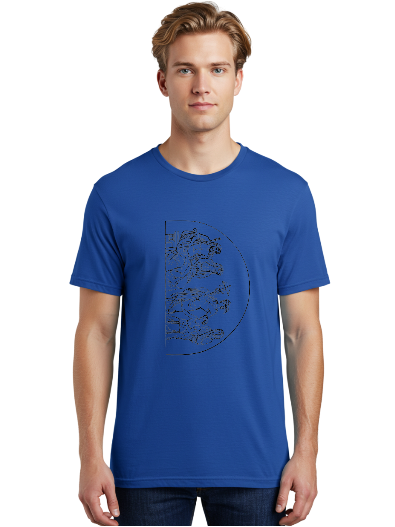 Three-Horsemen Men'S Graphic Tee, 100% Cotton, Comfortable Casual Summer Wear, Machine Washable, Pac-Man Ghost Character, Classic Arcade Game, Video Game Nostalgia, Retro Gaming, Iconic Characters, Gaming Culture, Pop Culture Icon, - Aaa568 18