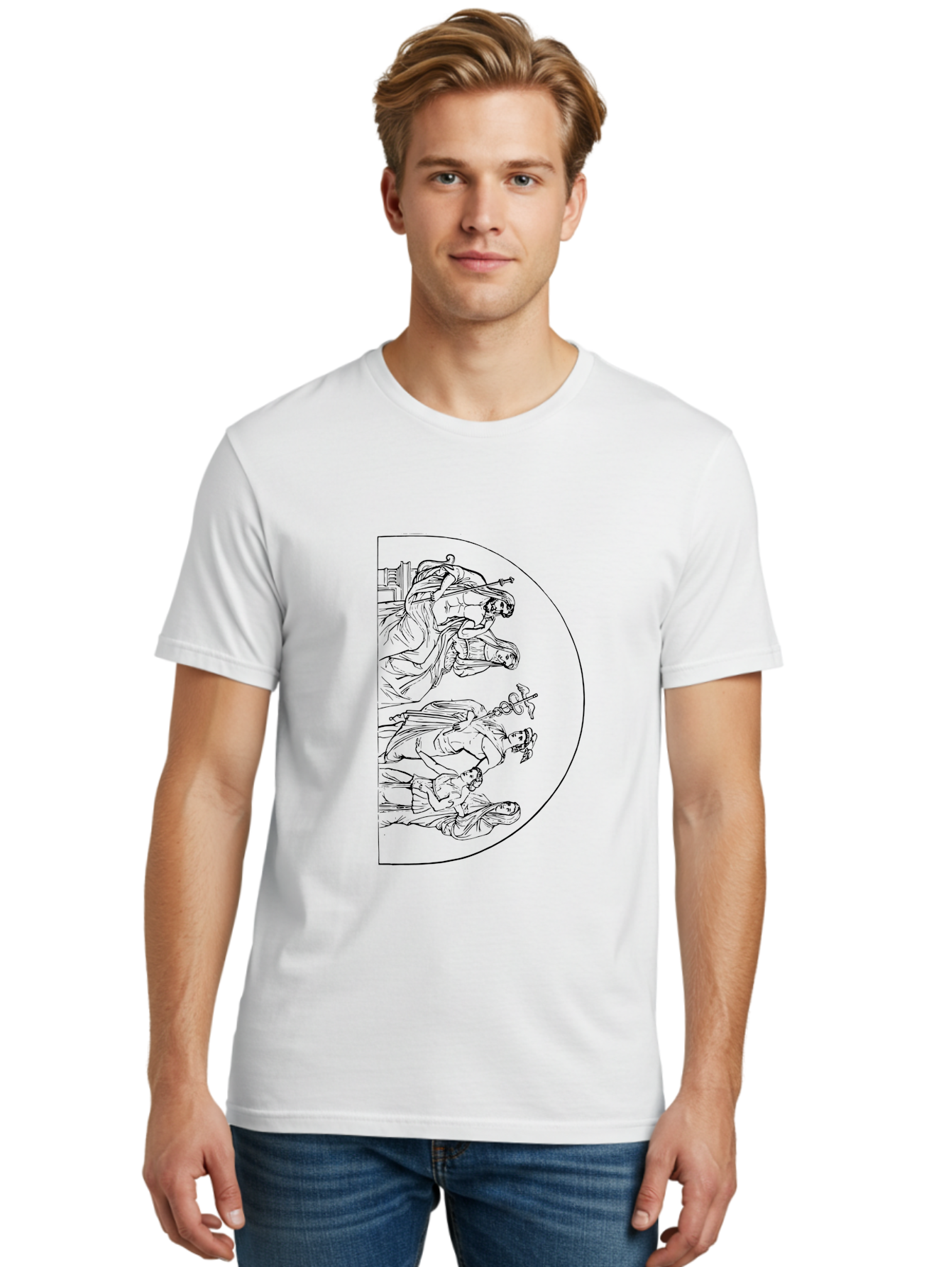 Three-Horsemen Men'S Graphic Tee, 100% Cotton, Comfortable Casual Summer Wear, Machine Washable, Pac-Man Ghost Character, Classic Arcade Game, Video Game Nostalgia, Retro Gaming, Iconic Characters, Gaming Culture, Pop Culture Icon, - Aaa568 30