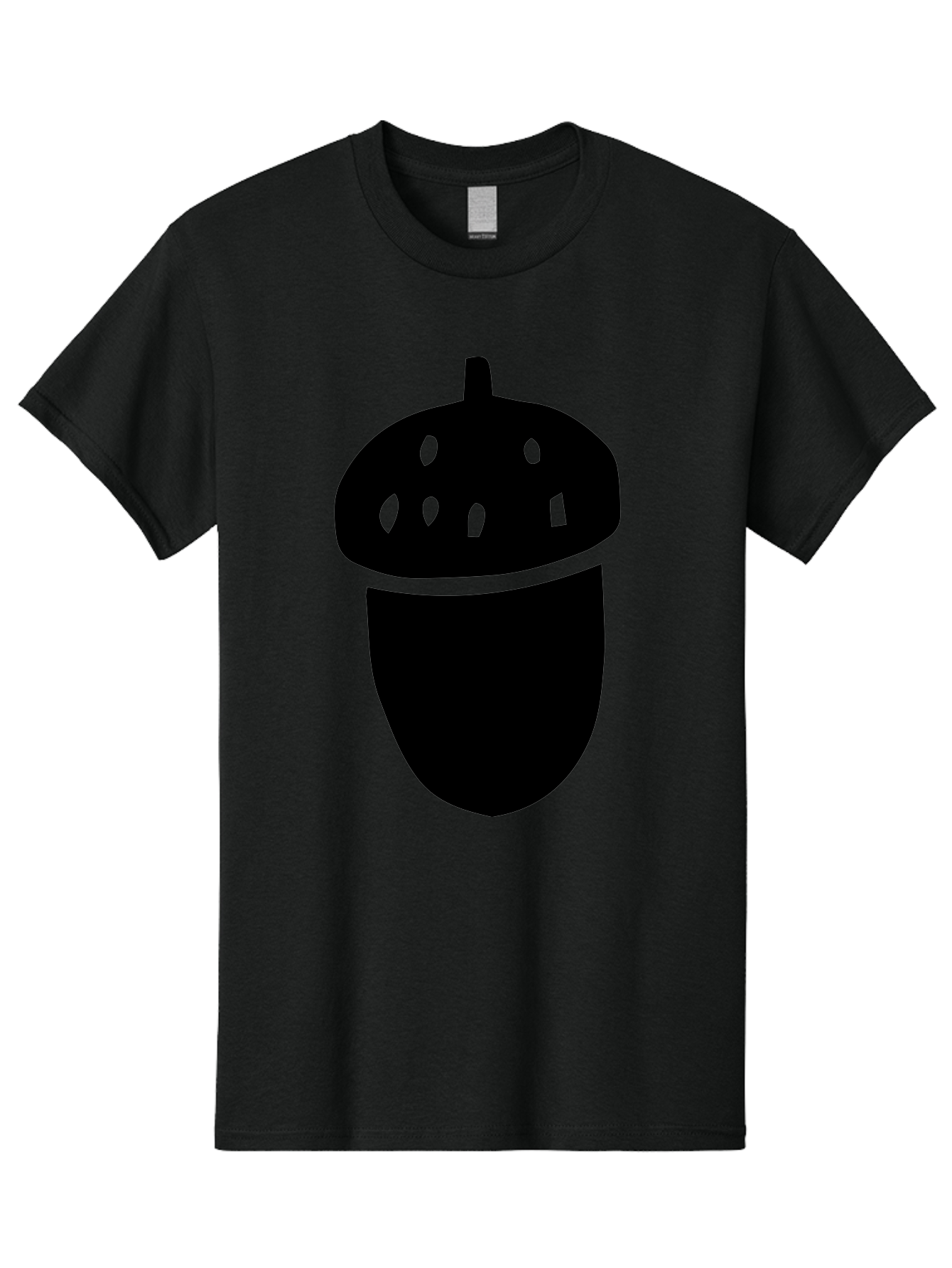 Acorn Men'S Graphic Tee, 100% Cotton, Comfortable Casual Summer Wear, Machine Washable, Acorn Silhouette, Oak Tree Symbol, Forest Icon, Nature Emblem, Earthy Design, Simple Graphics, Minimalist Art - Aaa579 21