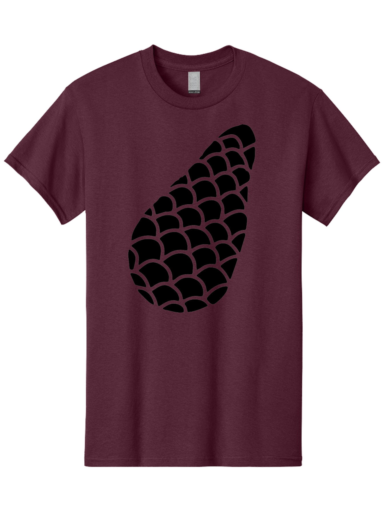 Hops-Cone Men'S Graphic Tee, 100% Cotton, Comfortable Casual Summer Wear, Machine Washable, Hops Silhouette, Beer Ingredient, Brewing Process, Black And Green Design, Abstract Pattern, Craft Beer, Unique Texture, Simple Graphic - Aaa598 13