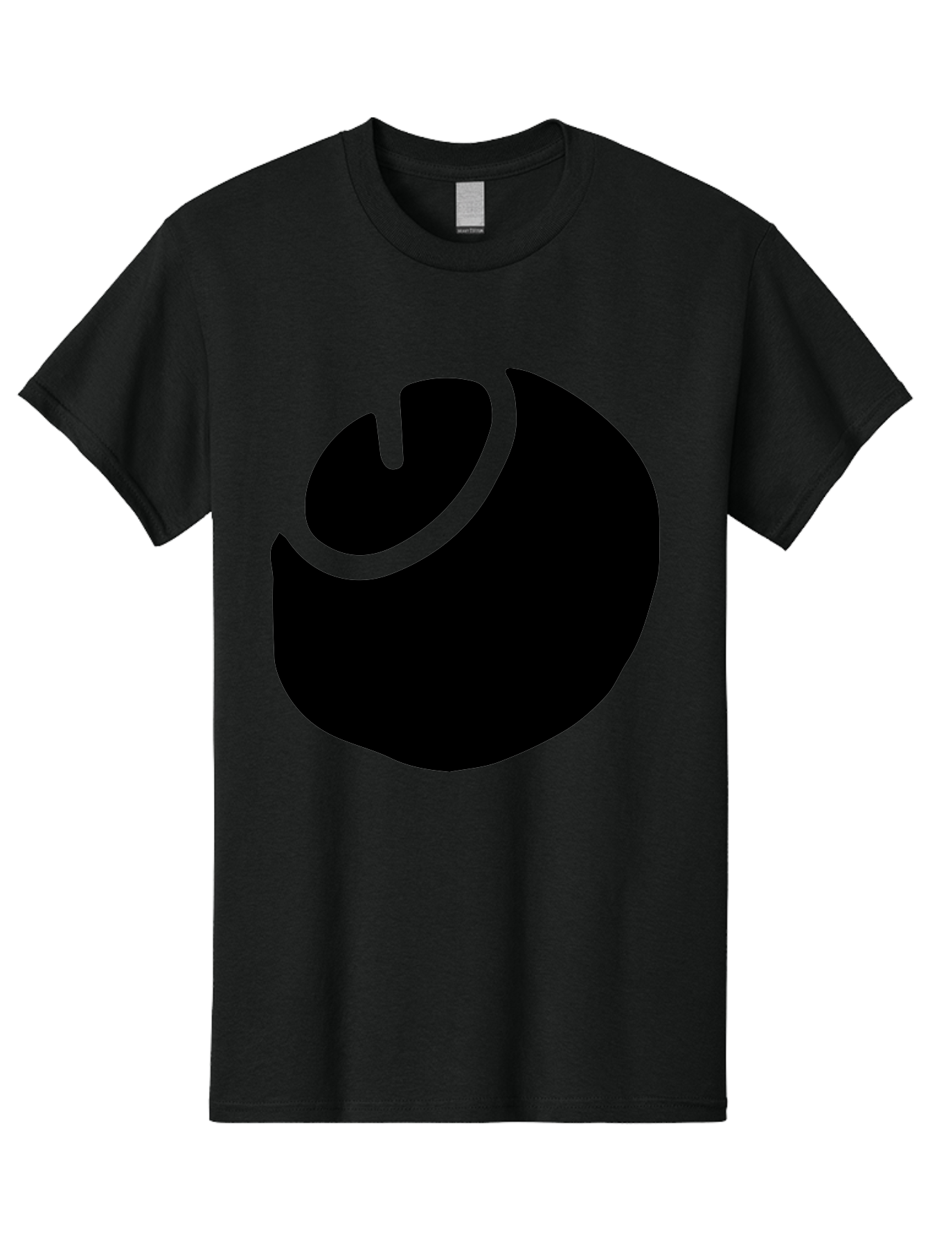 Steam-Logo Men'S Graphic Tee, 100% Cotton, Comfortable Casual Summer Wear, Machine Washable, Abstract Black Shape, Neon Green Outline, Modern Design, Futuristic Art, Bold Graphics, Minimalist Style, Creative Visuals - Aaa611 19