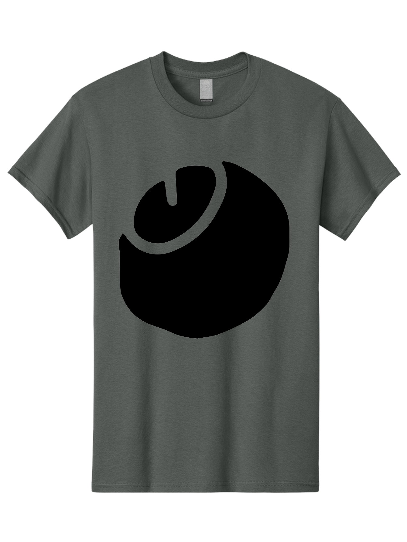 Steam-Logo Men'S Graphic Tee, 100% Cotton, Comfortable Casual Summer Wear, Machine Washable, Abstract Black Shape, Neon Green Outline, Modern Design, Futuristic Art, Bold Graphics, Minimalist Style, Creative Visuals - Aaa611 21