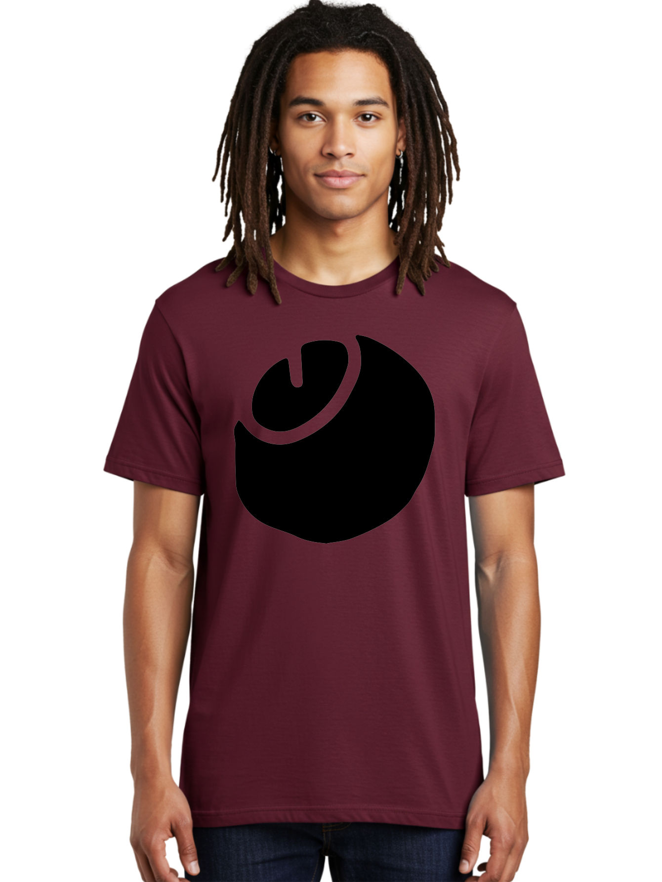 Steam-Logo Men'S Graphic Tee, 100% Cotton, Comfortable Casual Summer Wear, Machine Washable, Abstract Black Shape, Neon Green Outline, Modern Design, Futuristic Art, Bold Graphics, Minimalist Style, Creative Visuals - Aaa611 26