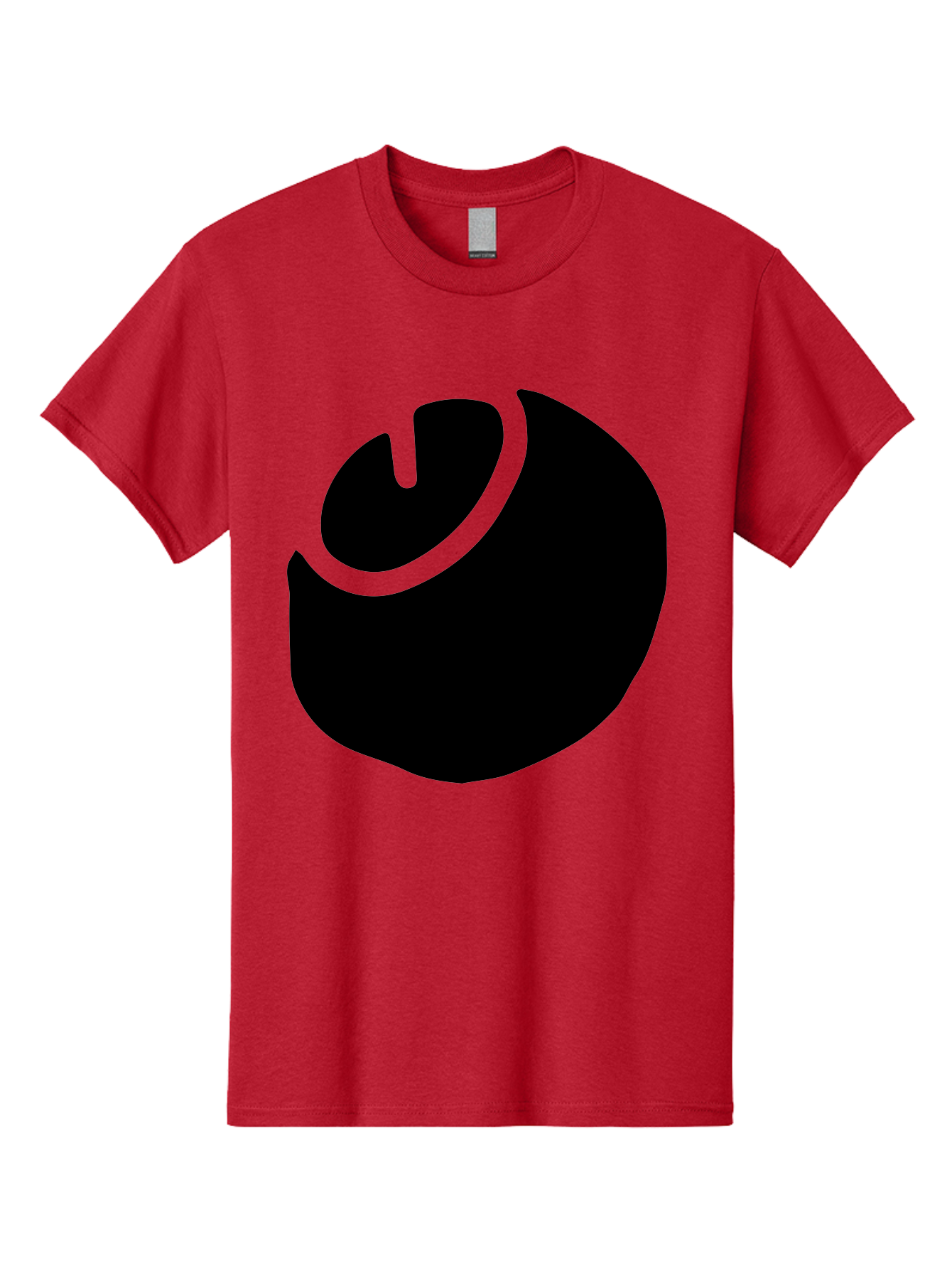 Steam-Logo Men'S Graphic Tee, 100% Cotton, Comfortable Casual Summer Wear, Machine Washable, Abstract Black Shape, Neon Green Outline, Modern Design, Futuristic Art, Bold Graphics, Minimalist Style, Creative Visuals - Aaa611 23