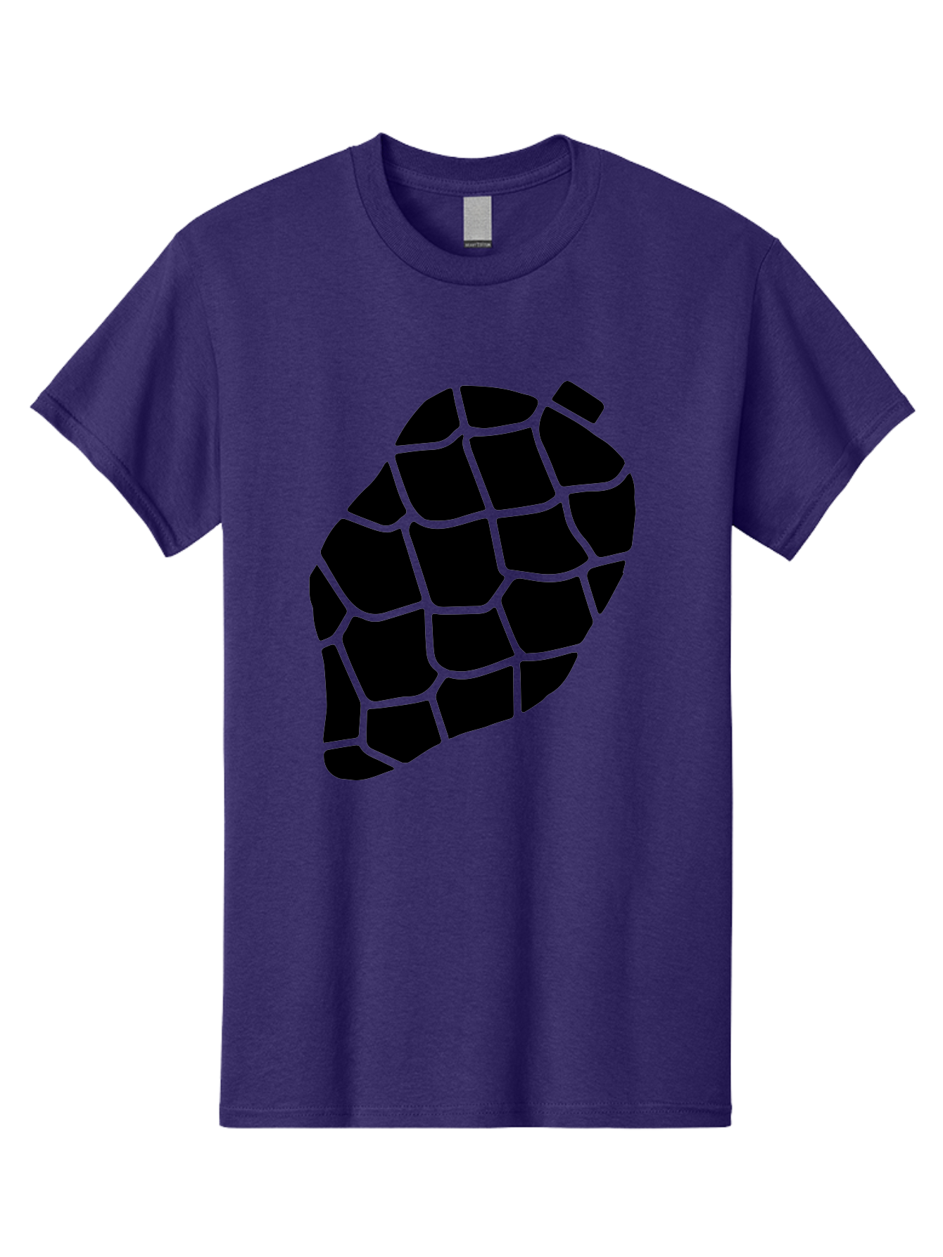 Turtle-Shell Men'S Graphic Tee, 100% Cotton, Comfortable Casual Summer Wear, Machine Washable, Turtle Shell, Black And Green, Reptile Scales, Natural Pattern, Wildlife, Animal Design, Abstract Shape - Aaa616 21
