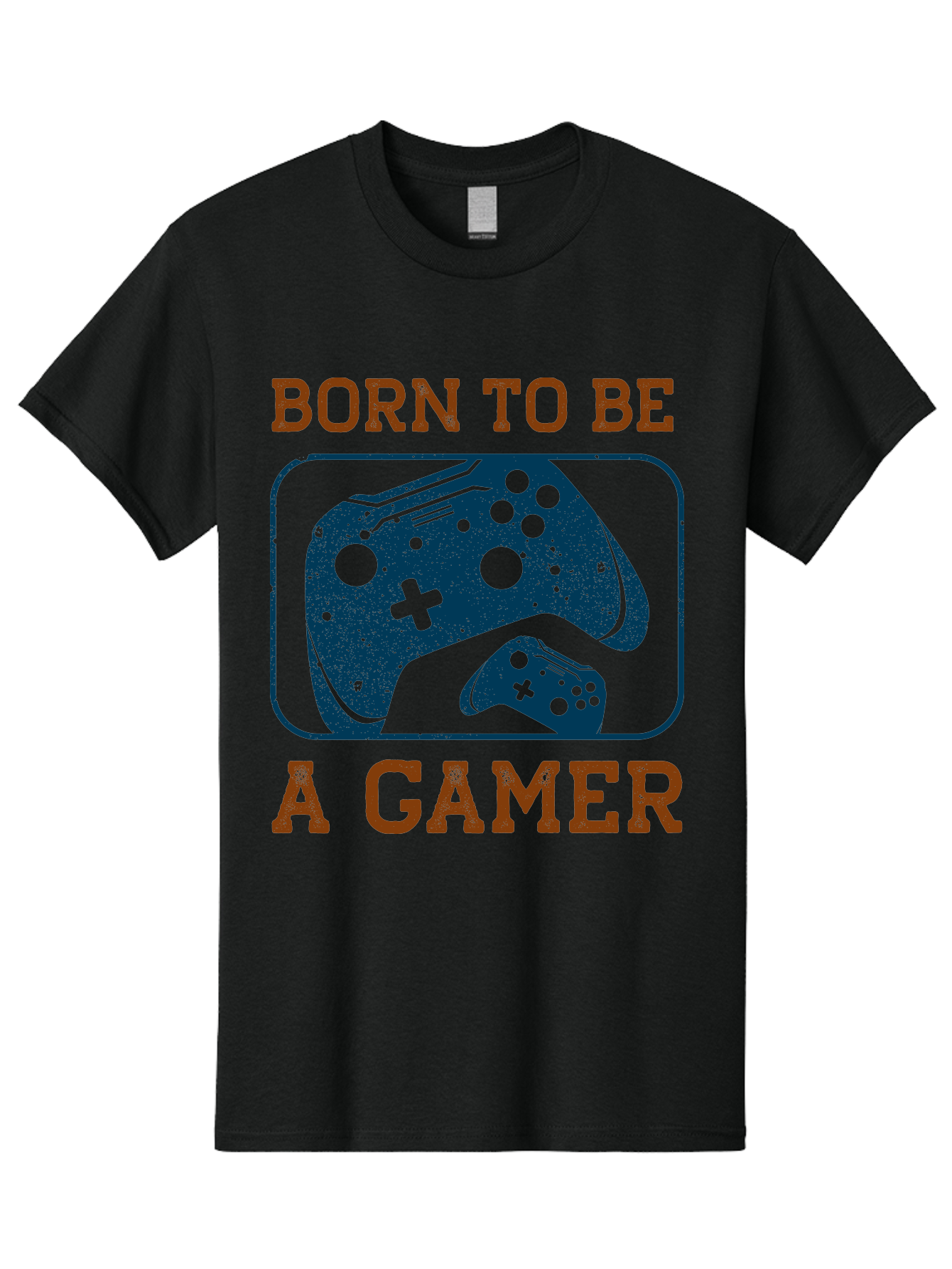 Born-To-Be-A-Gamer Men'S Graphic Tee, 100% Cotton, Comfortable Casual Summer Wear, Machine Washable, Gaming Controller, Born To Be A Gamer, Video Game Accessories, Gamer Lifestyle, Gaming Culture, Gaming Passion, Game Console - Aaa621 17