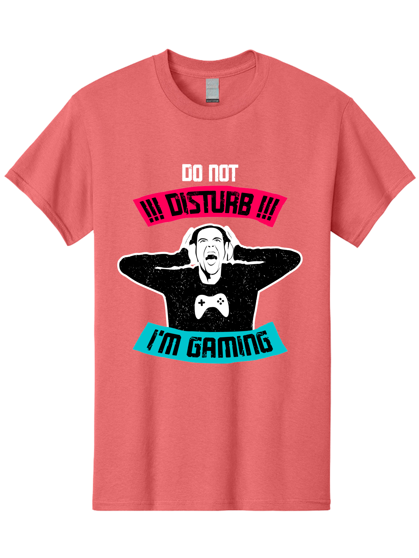 Do-Not-Disturb-I-M-Gaming Men'S Graphic Tee, 100% Cotton, Comfortable Casual Summer Wear, Machine Washable, Gaming Warning, Do Not Disturb, Gamer Warning, Gaming Sign, Gamer Alert, Game On, Serious Gamer, Warning Sign, Gamer Life - Aaa623 11