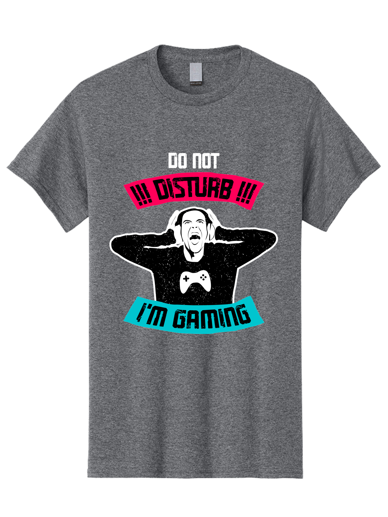 Do-Not-Disturb-I-M-Gaming Men'S Graphic Tee, 100% Cotton, Comfortable Casual Summer Wear, Machine Washable, Gaming Warning, Do Not Disturb, Gamer Warning, Gaming Sign, Gamer Alert, Game On, Serious Gamer, Warning Sign, Gamer Life - Aaa623 27