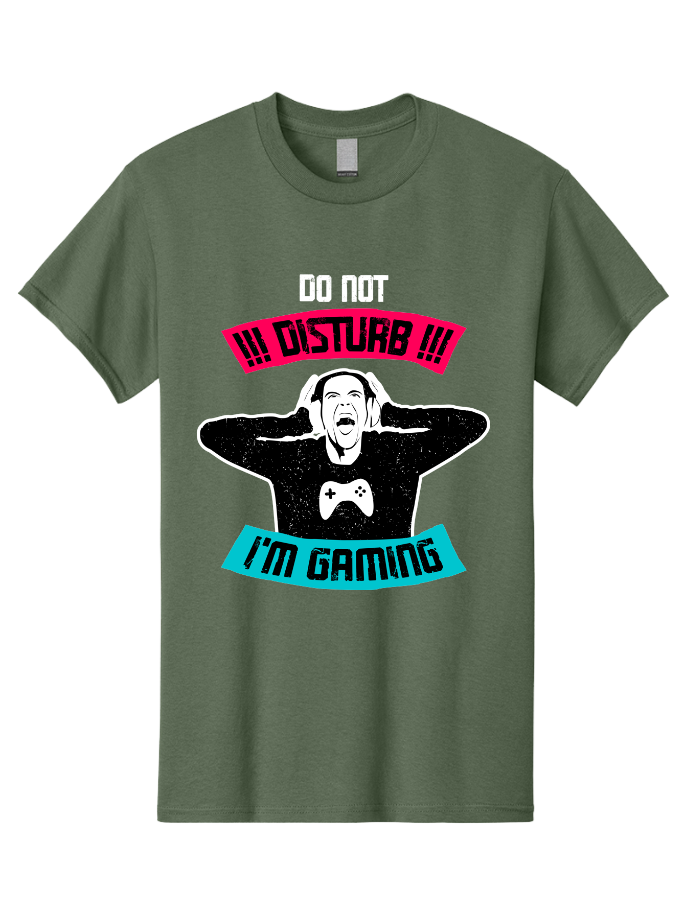 Do-Not-Disturb-I-M-Gaming Men'S Graphic Tee, 100% Cotton, Comfortable Casual Summer Wear, Machine Washable, Gaming Warning, Do Not Disturb, Gamer Warning, Gaming Sign, Gamer Alert, Game On, Serious Gamer, Warning Sign, Gamer Life - Aaa623 15