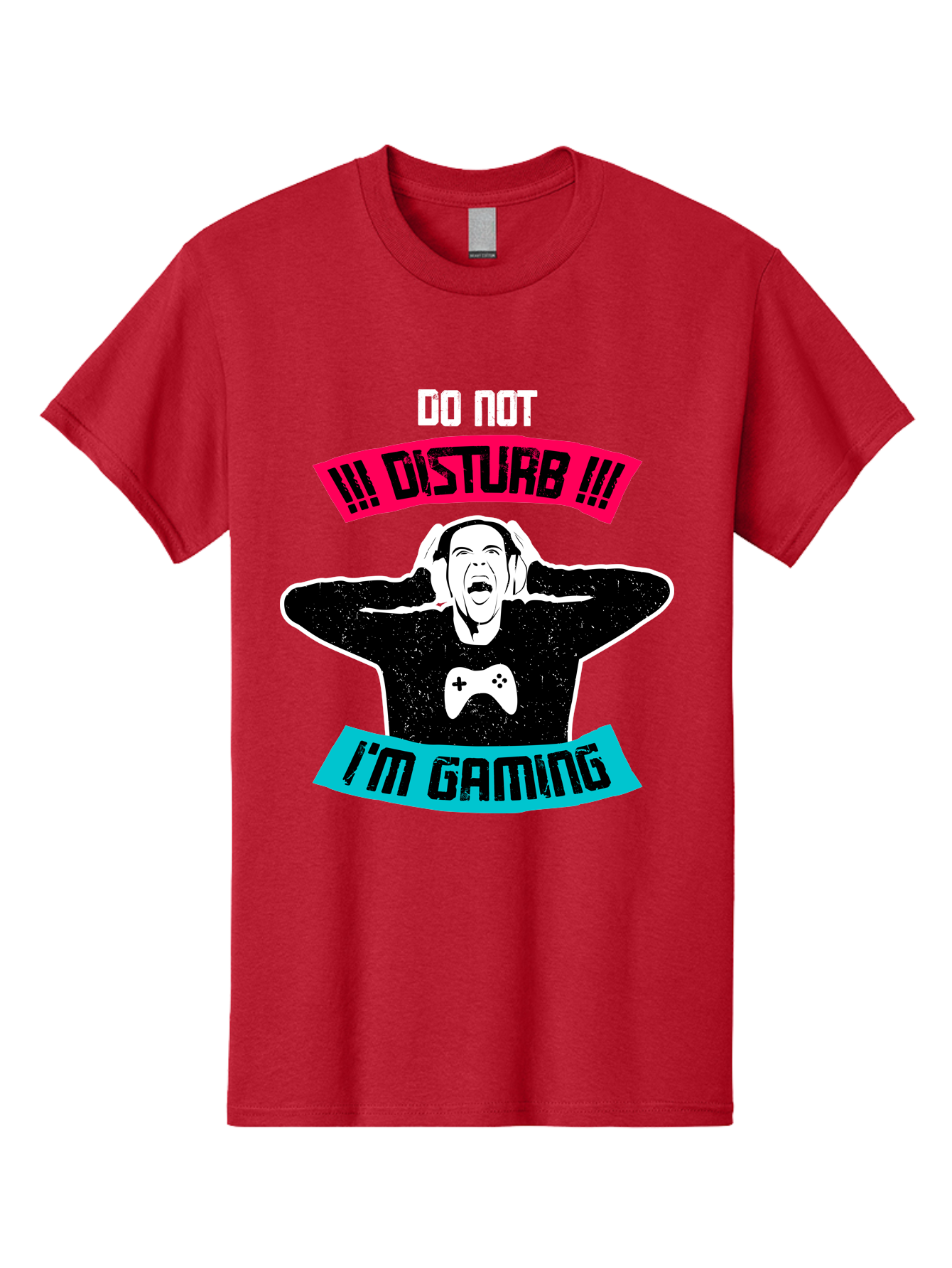 Do-Not-Disturb-I-M-Gaming Men'S Graphic Tee, 100% Cotton, Comfortable Casual Summer Wear, Machine Washable, Gaming Warning, Do Not Disturb, Gamer Warning, Gaming Sign, Gamer Alert, Game On, Serious Gamer, Warning Sign, Gamer Life - Aaa623 29