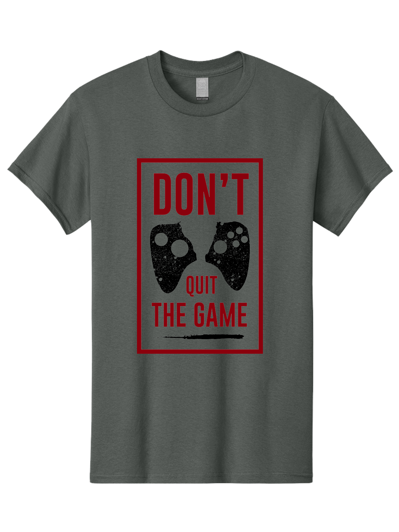 Don-T-Quit-The-Game Men'S Graphic Tee, 100% Cotton, Comfortable Casual Summer Wear, Machine Washable, Gaming Motivational Quote, Don'T Quit The Game, Gaming Controllers, Perseverance, Motivation, Gamers, Inspirational Quotes, Video Game - Aaa625 15