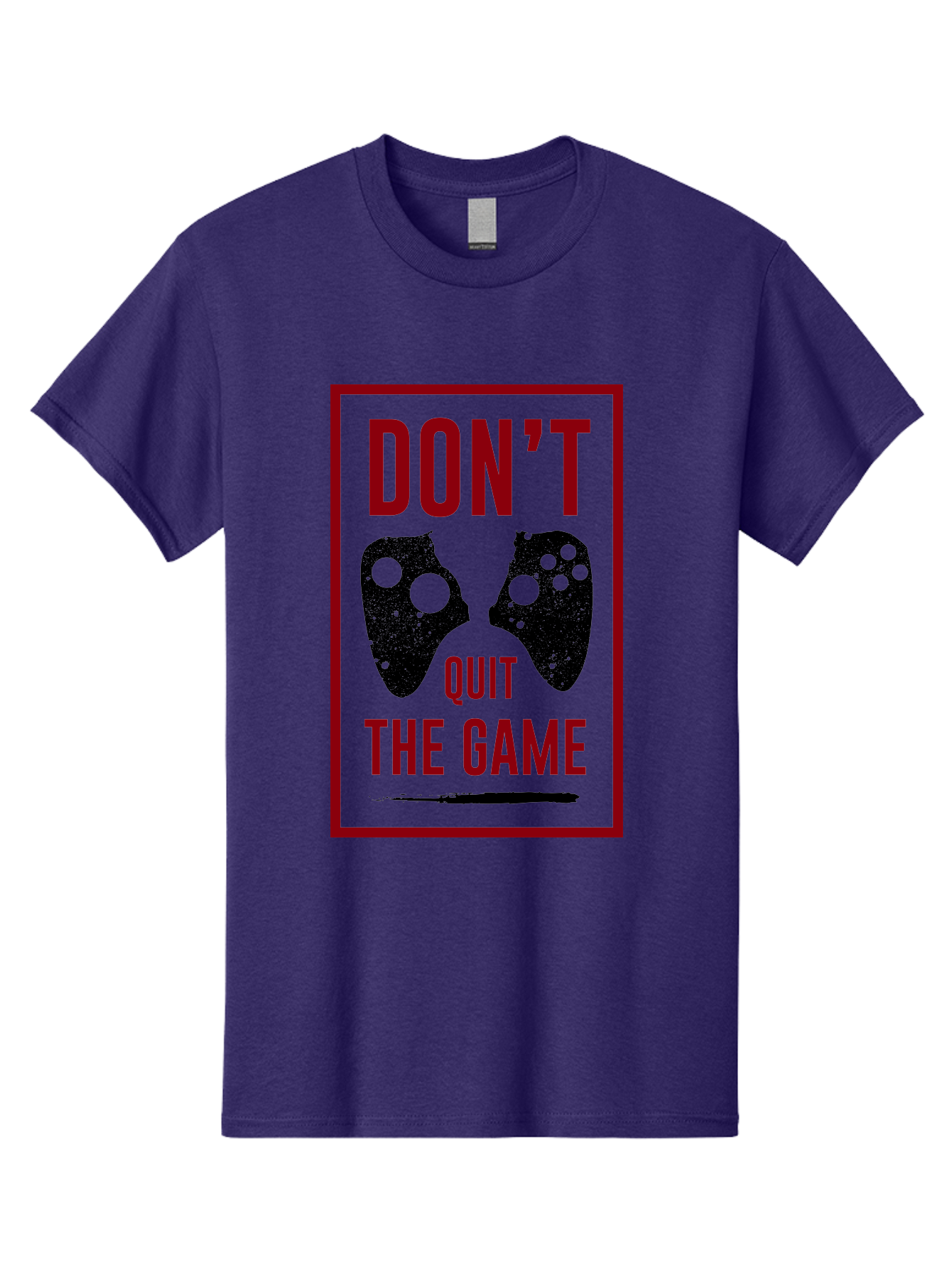 Don-T-Quit-The-Game Men'S Graphic Tee, 100% Cotton, Comfortable Casual Summer Wear, Machine Washable, Gaming Motivational Quote, Don'T Quit The Game, Gaming Controllers, Perseverance, Motivation, Gamers, Inspirational Quotes, Video Game - Aaa625 13