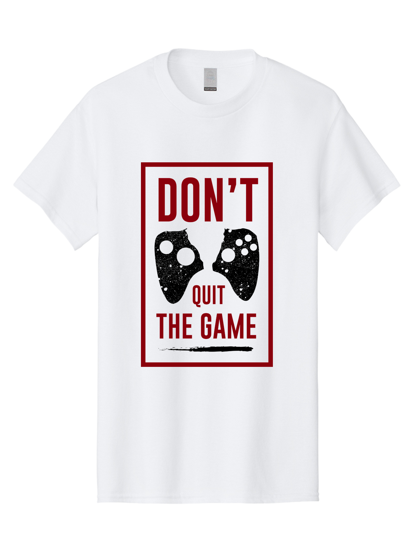 Don-T-Quit-The-Game Men'S Graphic Tee, 100% Cotton, Comfortable Casual Summer Wear, Machine Washable, Gaming Motivational Quote, Don'T Quit The Game, Gaming Controllers, Perseverance, Motivation, Gamers, Inspirational Quotes, Video Game - Aaa625 27
