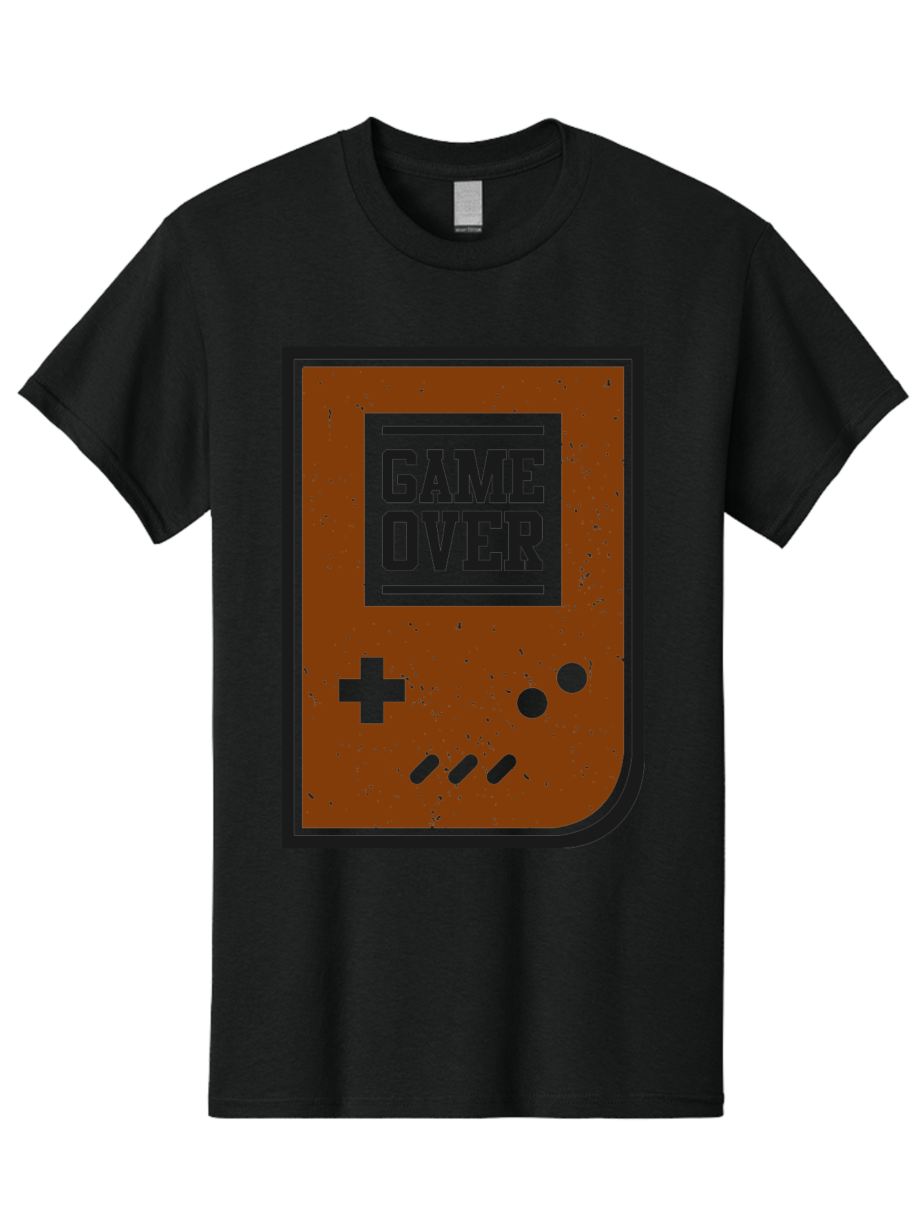 Game-Over Men'S Graphic Tee, 100% Cotton, Comfortable Casual Summer Wear, Machine Washable, Game Over Screen, Retro Video Game, Nostalgic Gaming, Classic Arcade, Pixel Art, Game Over Text, Old School Gaming, Vintage Console - Aaa632 21