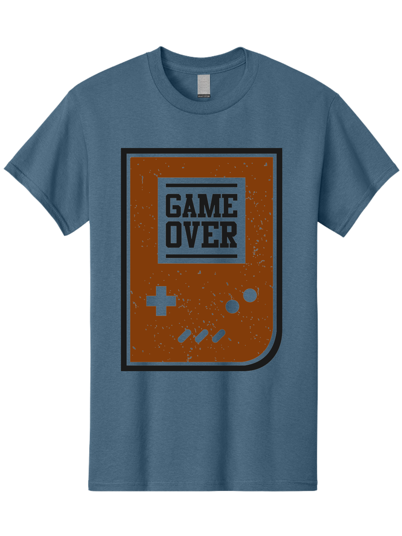 Game-Over Men'S Graphic Tee, 100% Cotton, Comfortable Casual Summer Wear, Machine Washable, Game Over Screen, Retro Video Game, Nostalgic Gaming, Classic Arcade, Pixel Art, Game Over Text, Old School Gaming, Vintage Console - Aaa632 11