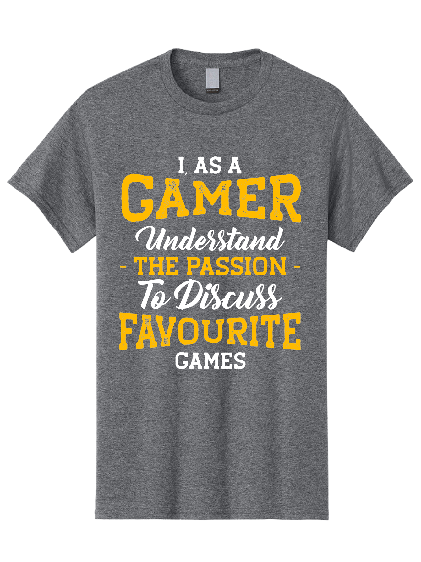 Gamer-Quote Men'S Graphic Tee, 100% Cotton, Comfortable Casual Summer Wear, Machine Washable, Gamer Culture, Gaming Passion, Discussing Favorite Games, Gamer Community, Video Game Enthusiasm, Gaming Interest, Gamer Life - Aaa636 29
