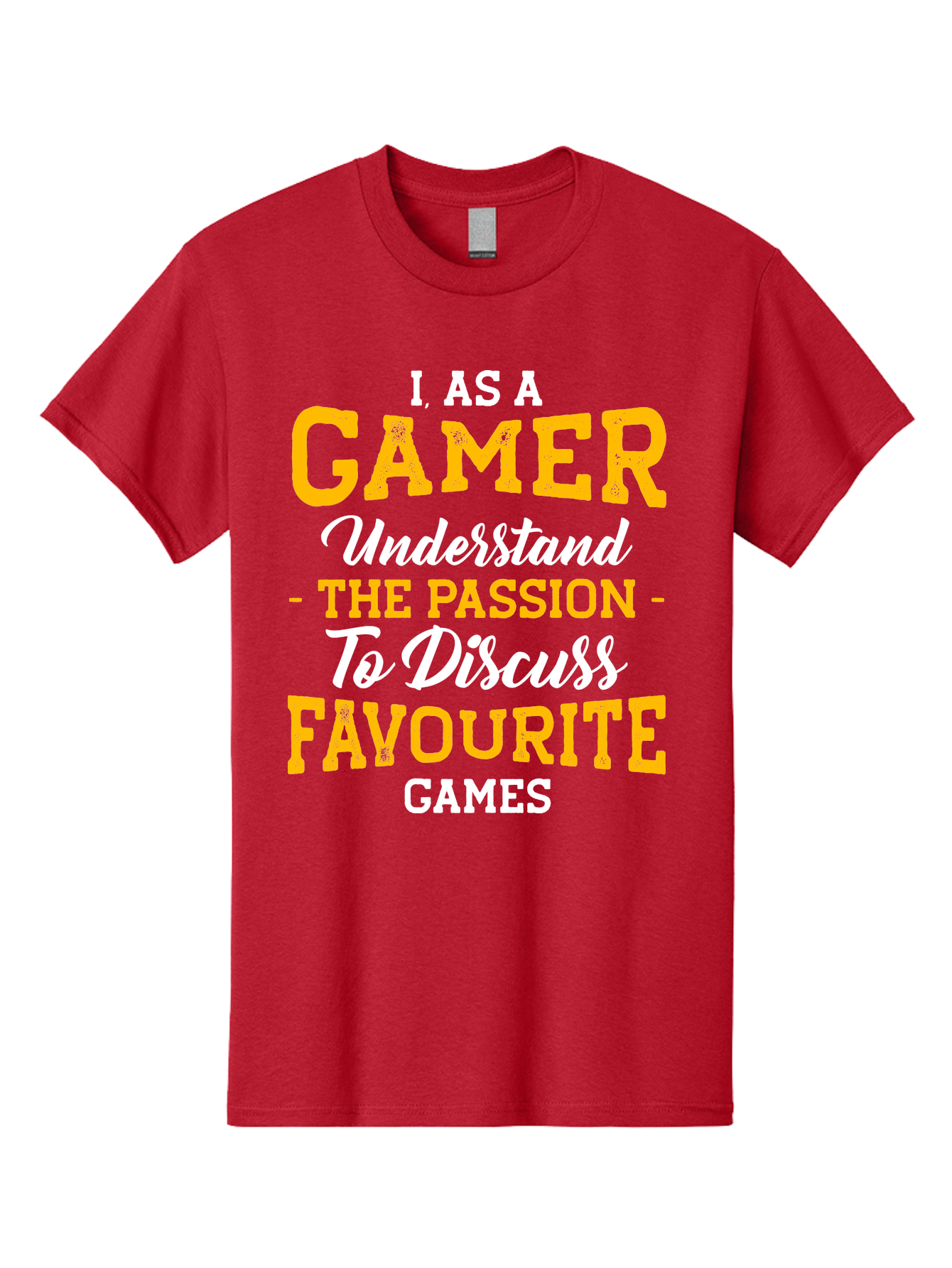 Gamer-Quote Men'S Graphic Tee, 100% Cotton, Comfortable Casual Summer Wear, Machine Washable, Gamer Culture, Gaming Passion, Discussing Favorite Games, Gamer Community, Video Game Enthusiasm, Gaming Interest, Gamer Life - Aaa636 27
