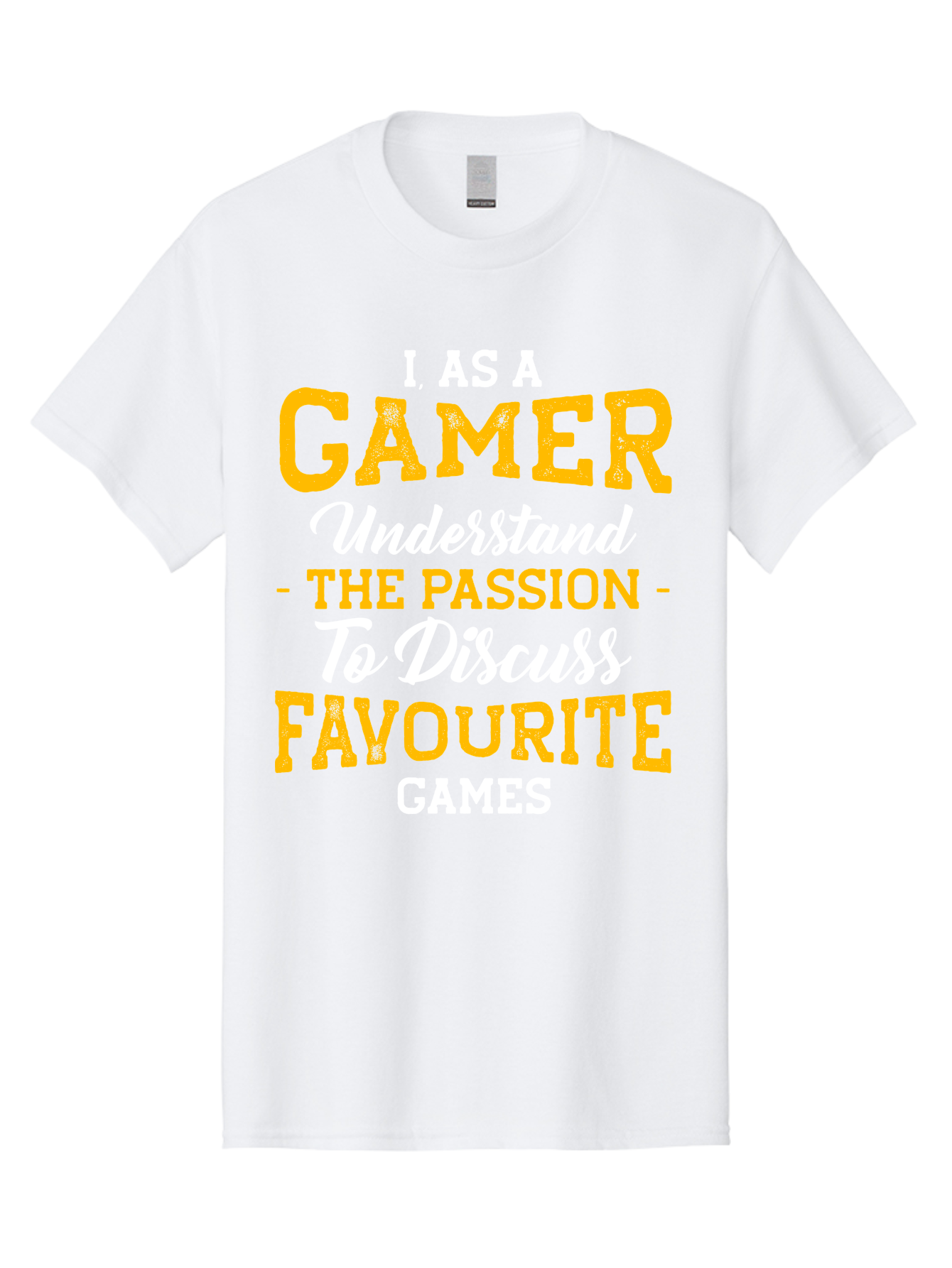 Gamer-Quote Men'S Graphic Tee, 100% Cotton, Comfortable Casual Summer Wear, Machine Washable, Gamer Culture, Gaming Passion, Discussing Favorite Games, Gamer Community, Video Game Enthusiasm, Gaming Interest, Gamer Life - Aaa636 25