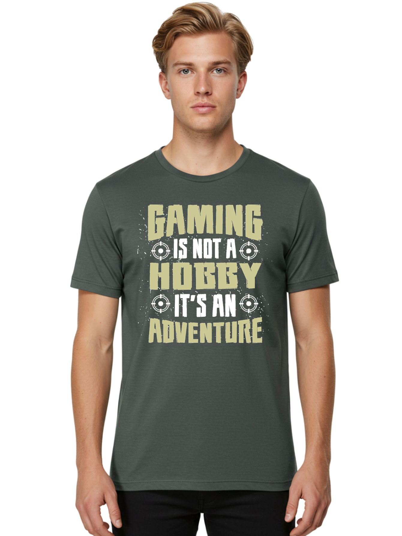 Gaming-Is-Not-A-Hobby Men'S Graphic Tee, 100% Cotton, Comfortable Casual Summer Wear, Machine Washable, Gaming Adventure, Video Games, Gaming Culture, Gamer Lifestyle, Fun Activities, Recreational Gaming, Entertainment, Gaming Community, - Aaa640 6