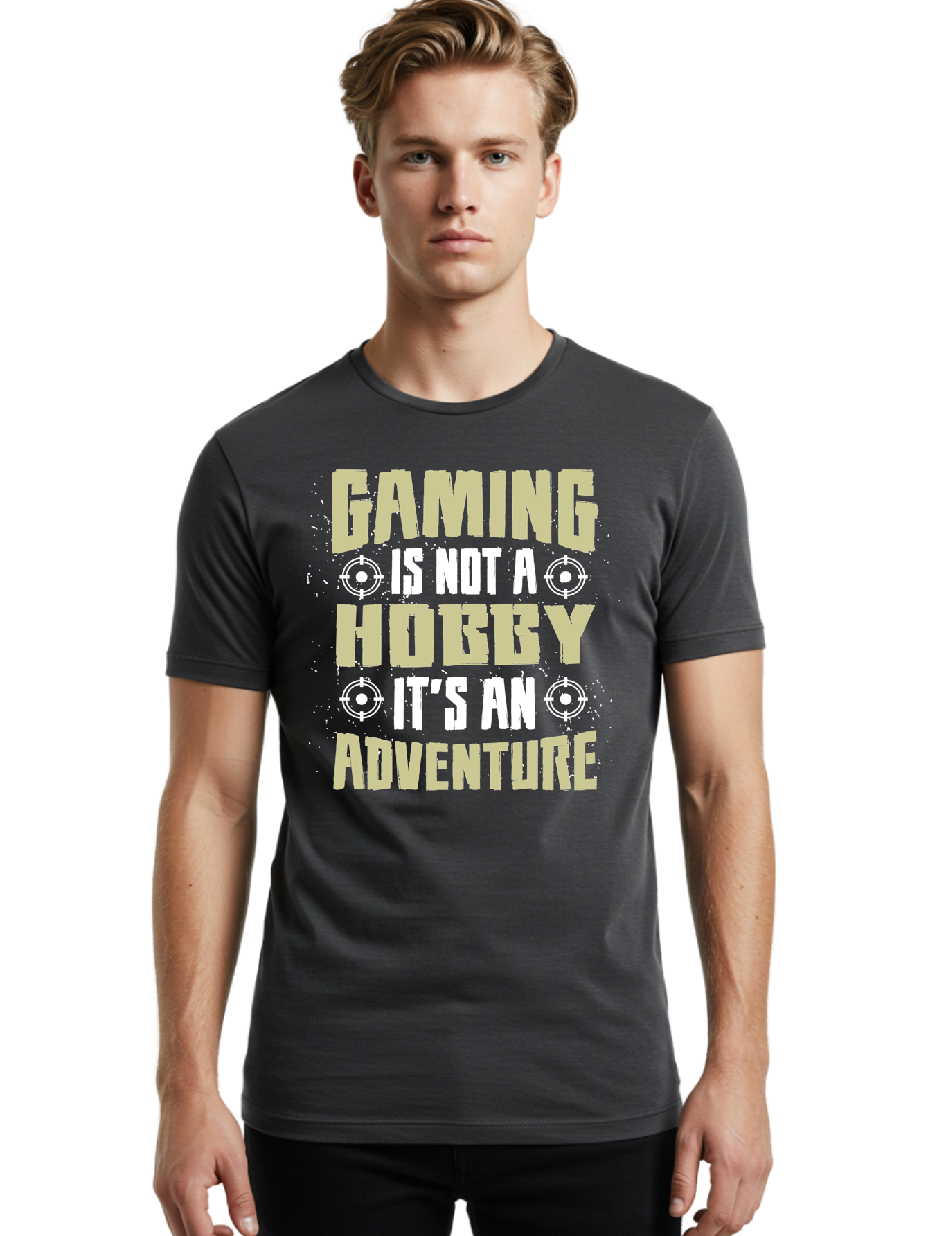 Gaming-Is-Not-A-Hobby Men'S Graphic Tee, 100% Cotton, Comfortable Casual Summer Wear, Machine Washable, Gaming Adventure, Video Games, Gaming Culture, Gamer Lifestyle, Fun Activities, Recreational Gaming, Entertainment, Gaming Community, - Aaa640 8