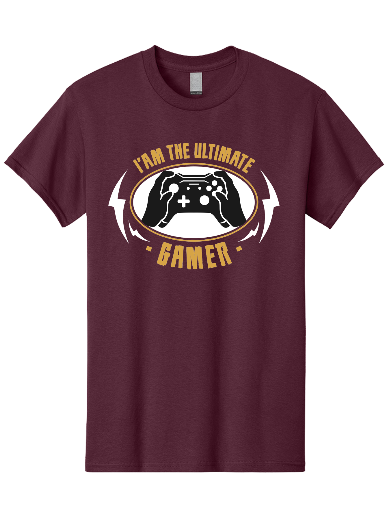 I-Am-The-Ultimate-Gamer Men'S Graphic Tee, 100% Cotton, Comfortable Casual Summer Wear, Machine Washable, Gaming Controller, Gamer Lifestyle, Video Game Culture, Gaming Community, Ultimate Gamer, Gaming Graphics, Game On - Aaa643 17