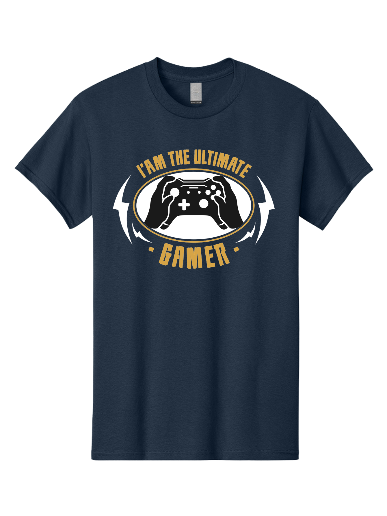 I-Am-The-Ultimate-Gamer Men'S Graphic Tee, 100% Cotton, Comfortable Casual Summer Wear, Machine Washable, Gaming Controller, Gamer Lifestyle, Video Game Culture, Gaming Community, Ultimate Gamer, Gaming Graphics, Game On - Aaa643 11