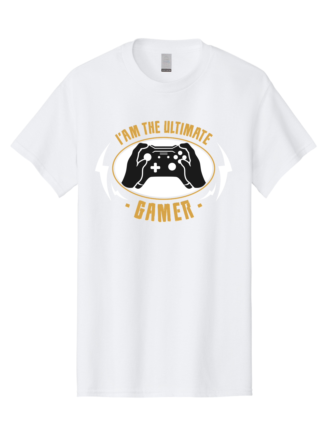 I-Am-The-Ultimate-Gamer Men'S Graphic Tee, 100% Cotton, Comfortable Casual Summer Wear, Machine Washable, Gaming Controller, Gamer Lifestyle, Video Game Culture, Gaming Community, Ultimate Gamer, Gaming Graphics, Game On - Aaa643 7