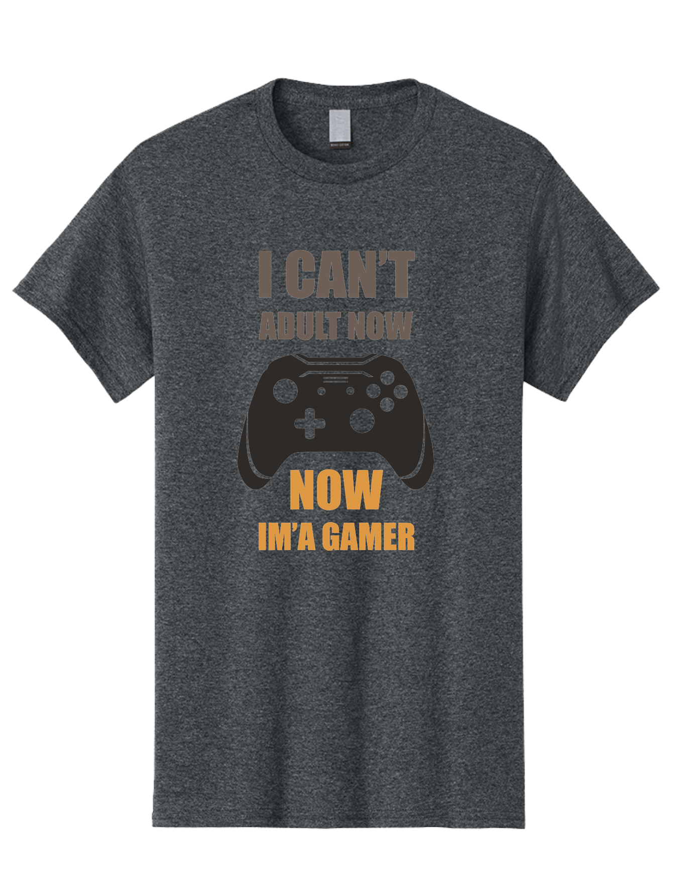 I-Can-T-Adult-Now Men'S Graphic Tee, 100% Cotton, Comfortable Casual Summer Wear, Machine Washable, Gaming Humor, Gamer Life, Video Game Controller, Can'T Adult, Gaming Culture, Fun Quote, Gaming Quote, Playful Graphics, Gaming Phrases - Aaa644 27